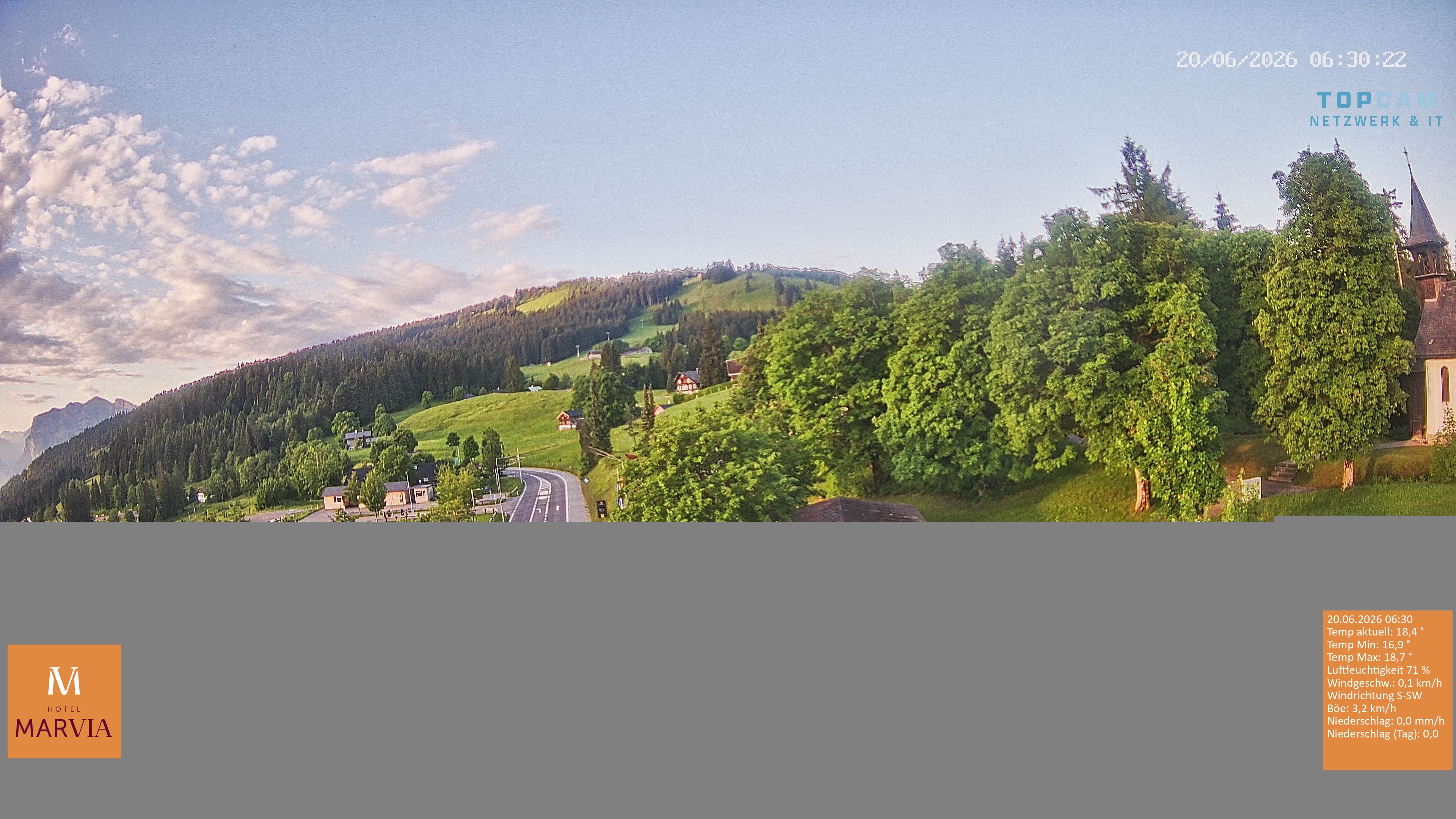 Archiv Foto Webcam Berghof Fetz in Bödele im Bregenzerwald