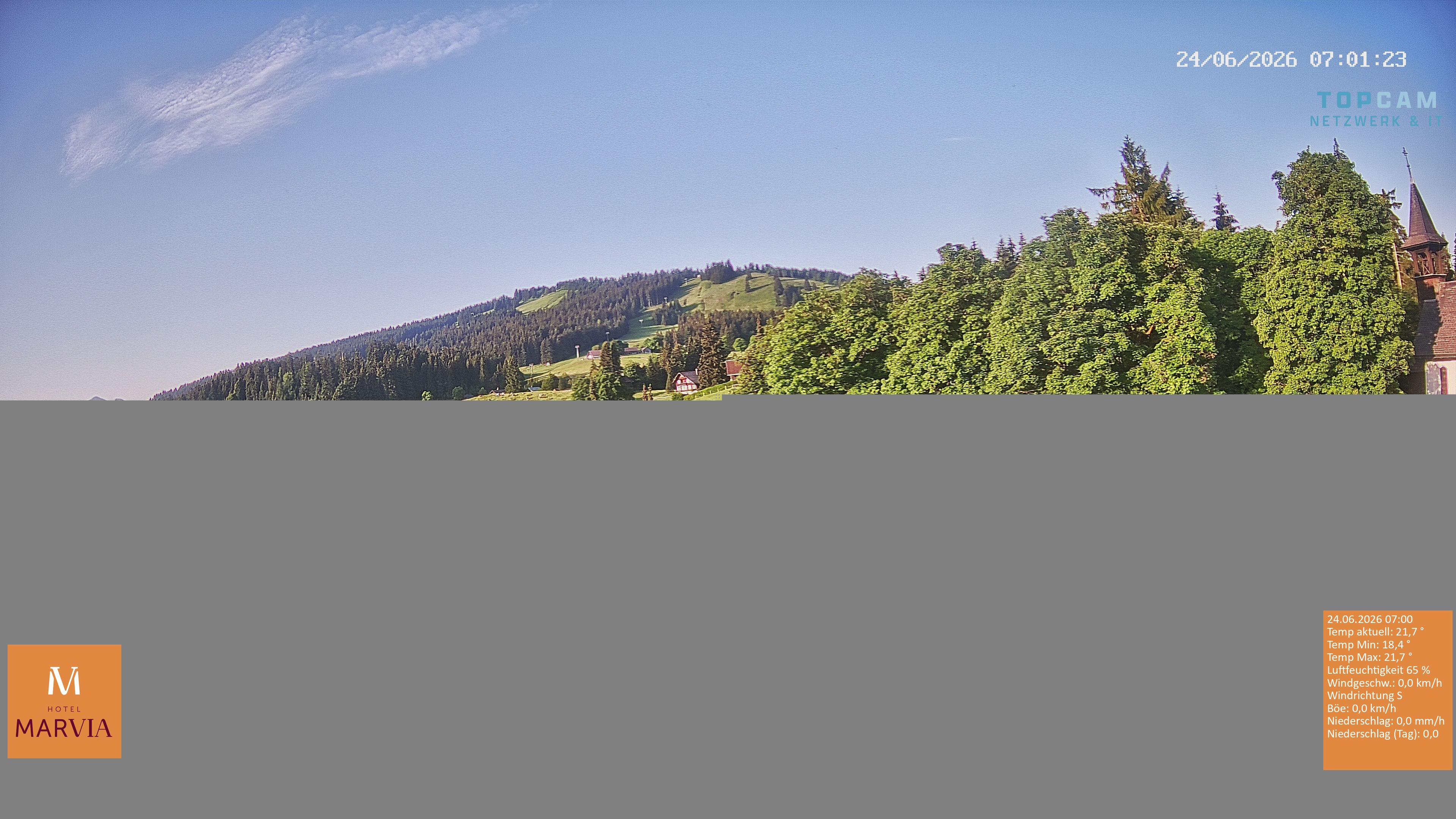 Archiv Foto Webcam Berghof Fetz in Bödele im Bregenzerwald