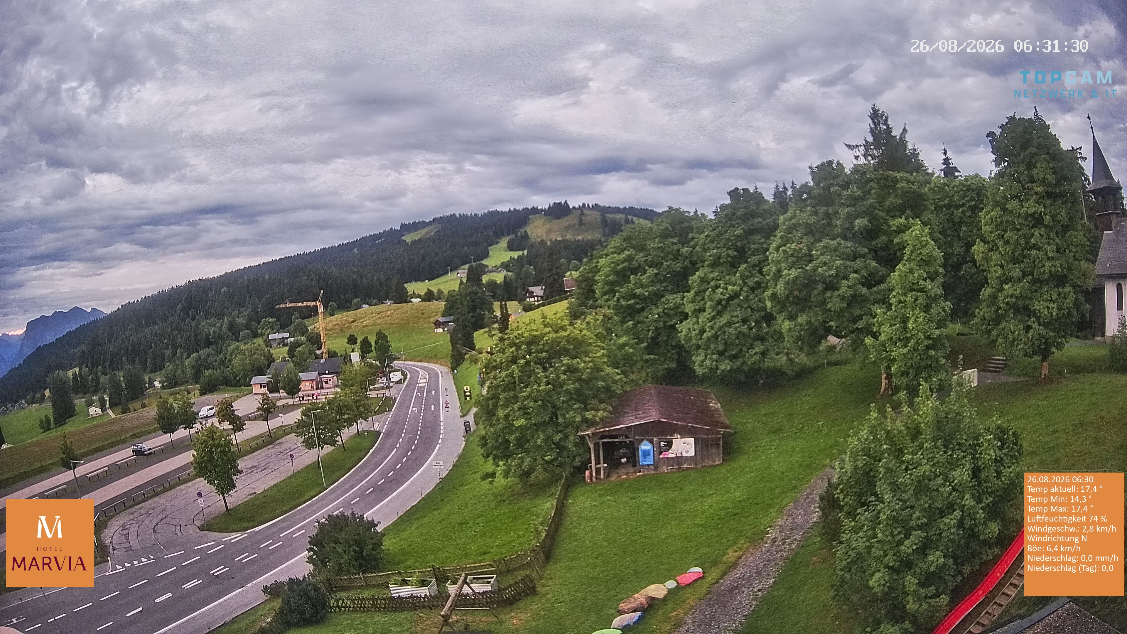 Archiv Foto Webcam Berghof Fetz in Bödele im Bregenzerwald