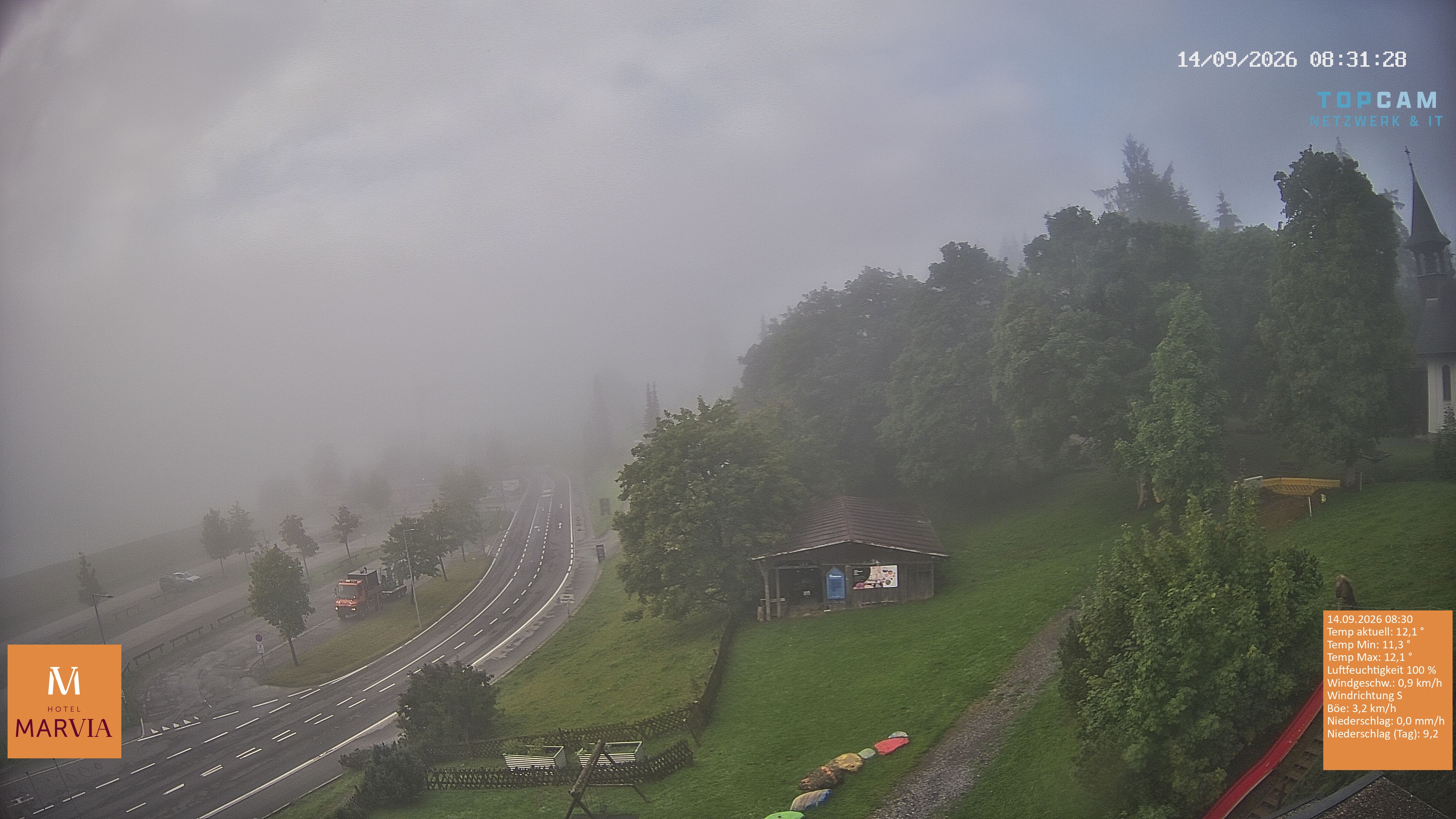 Archiv Foto Webcam Berghof Fetz in Bödele im Bregenzerwald