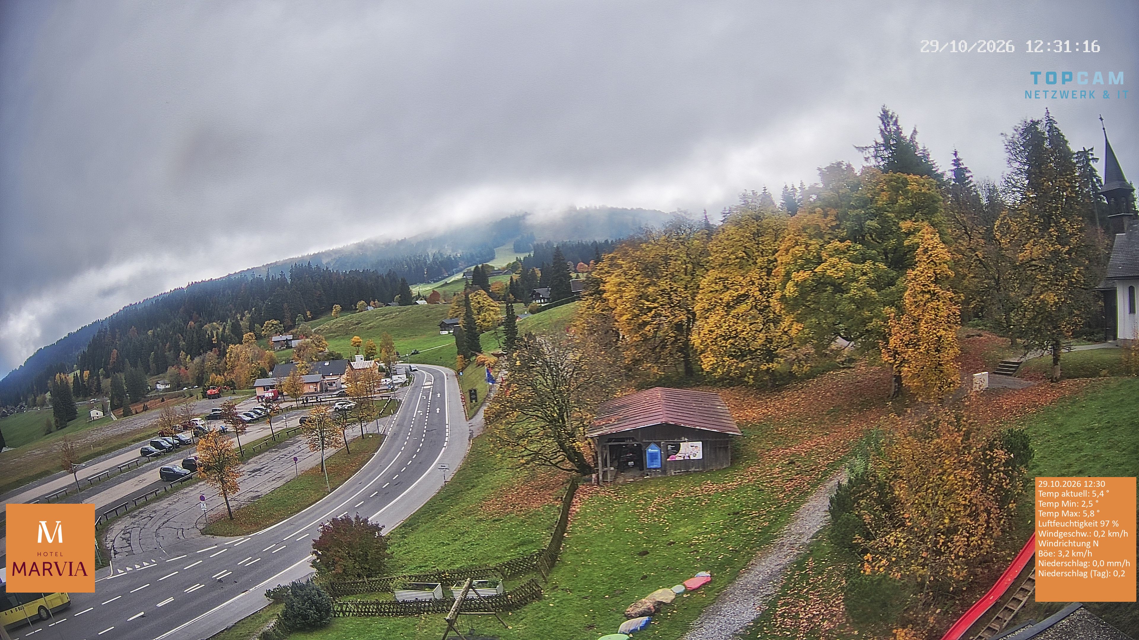 Archiv Foto Webcam Berghof Fetz in Bödele im Bregenzerwald
