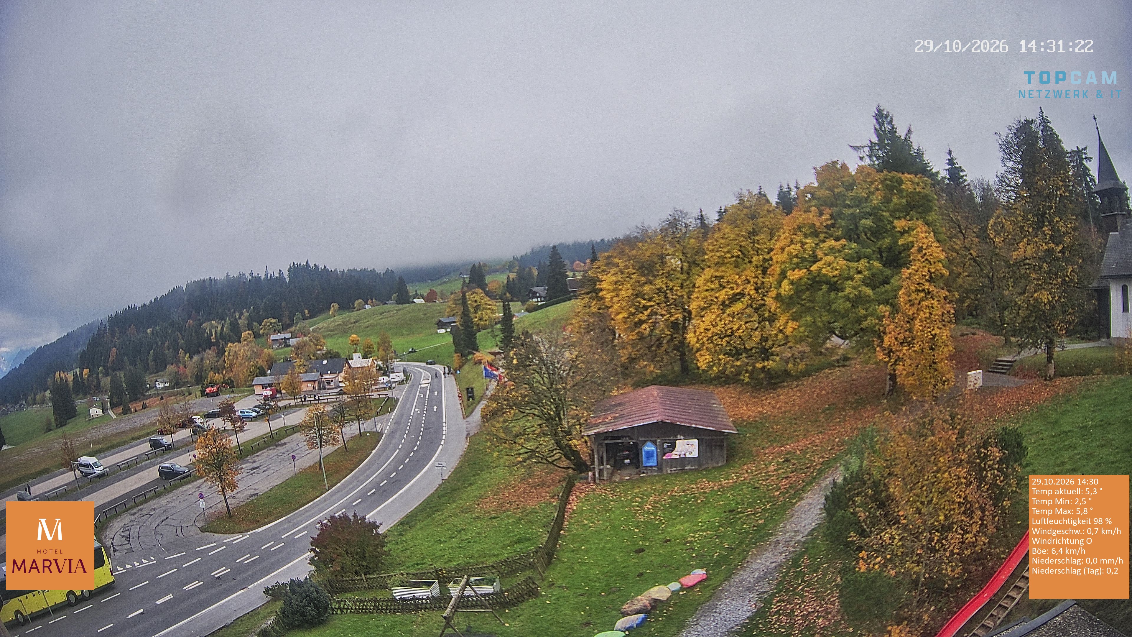 Archiv Foto Webcam Berghof Fetz in Bödele im Bregenzerwald