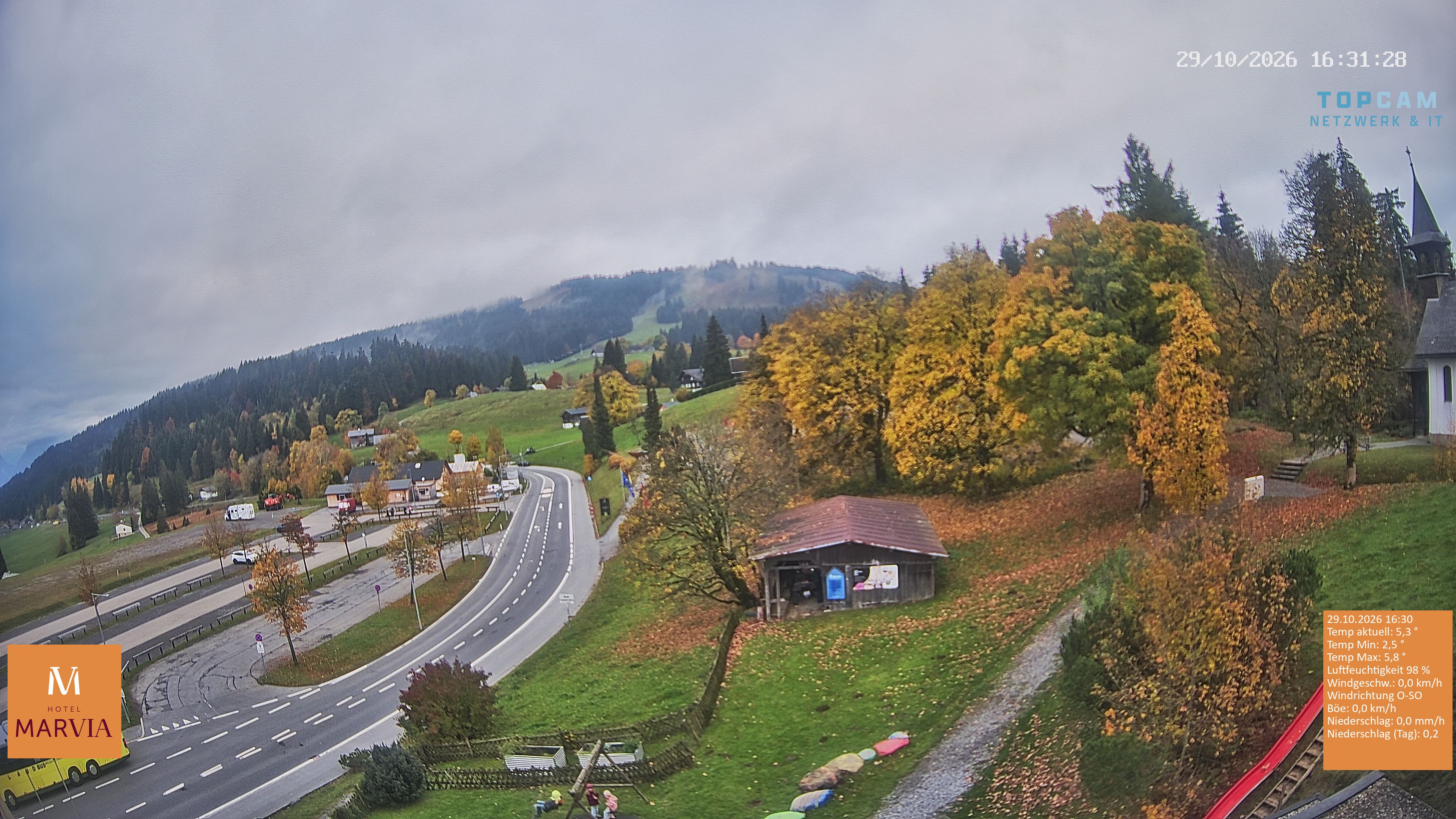 Archiv Foto Webcam Berghof Fetz in Bödele im Bregenzerwald