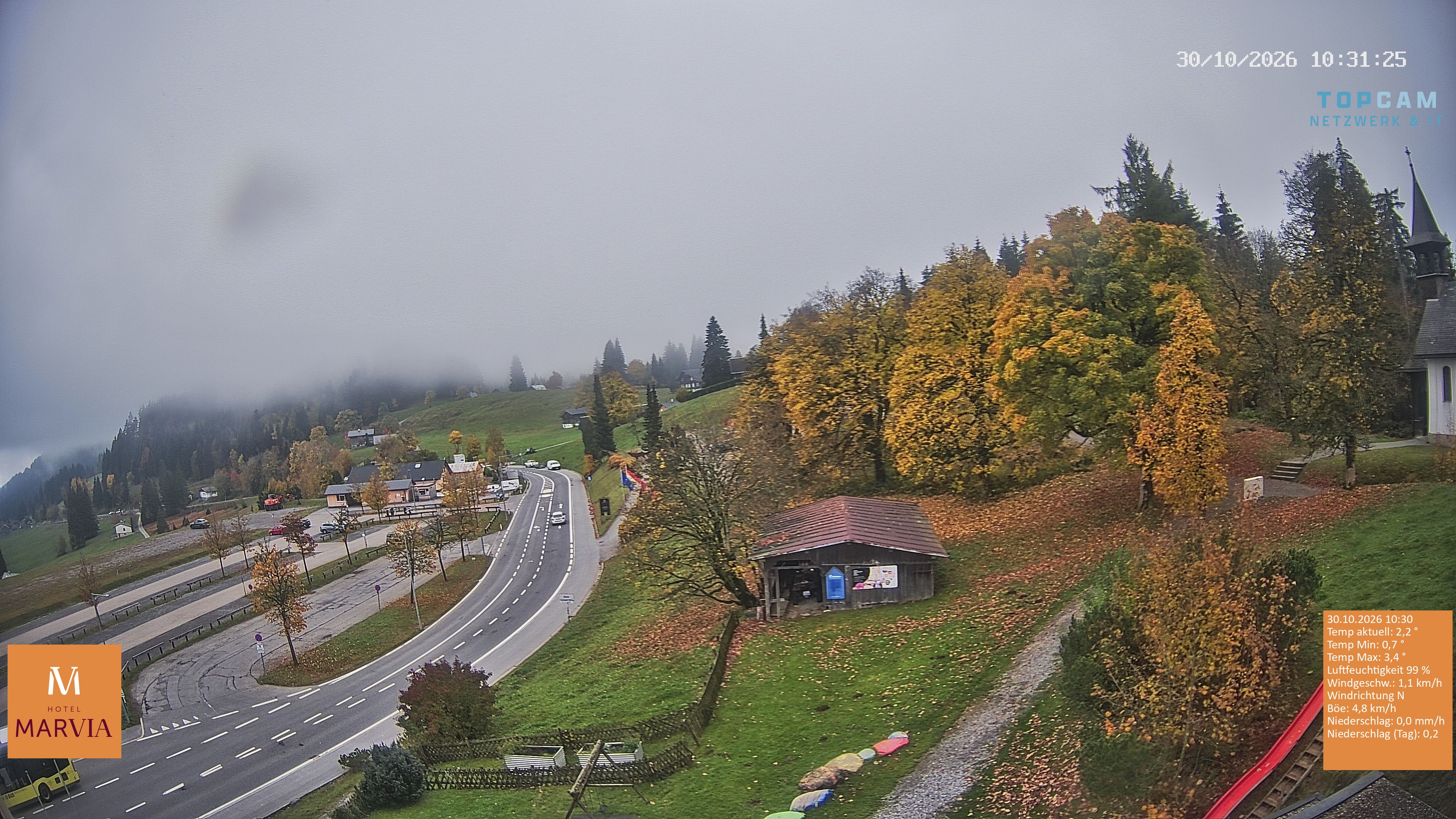 Archiv Foto Webcam Berghof Fetz in Bödele im Bregenzerwald