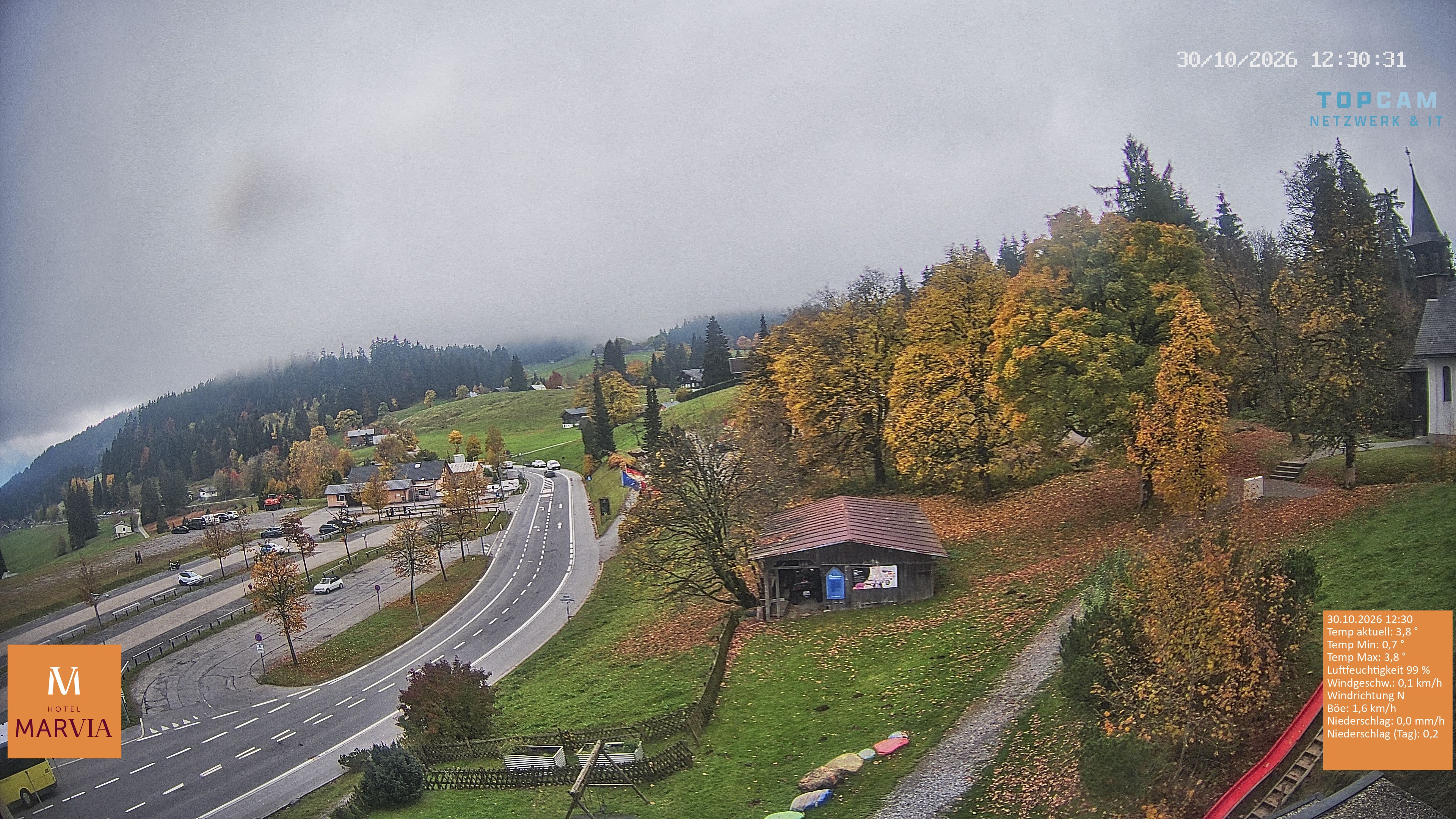 Archiv Foto Webcam Berghof Fetz in Bödele im Bregenzerwald
