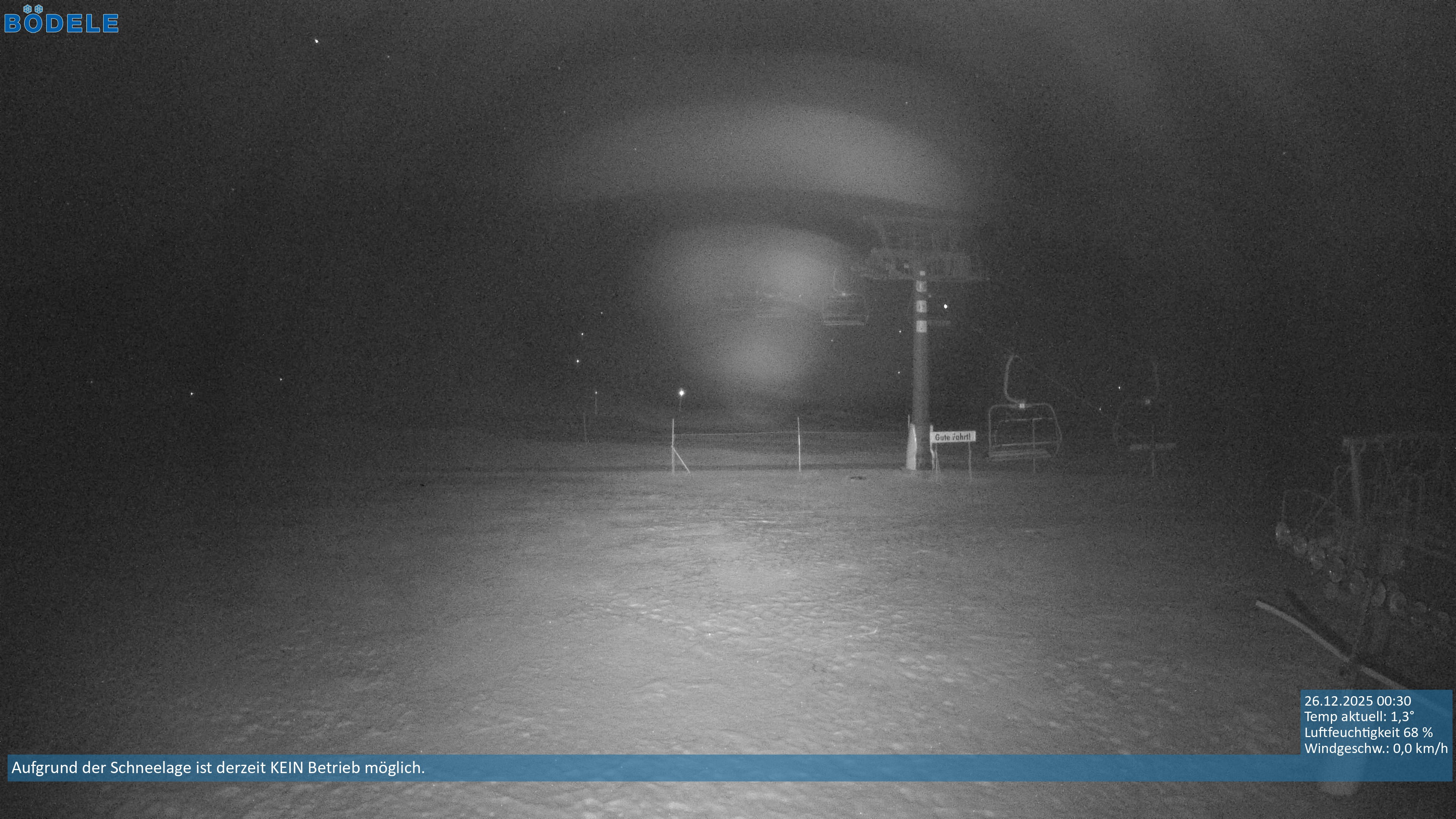 Archiv Foto Webcam Lanklift am Bödele