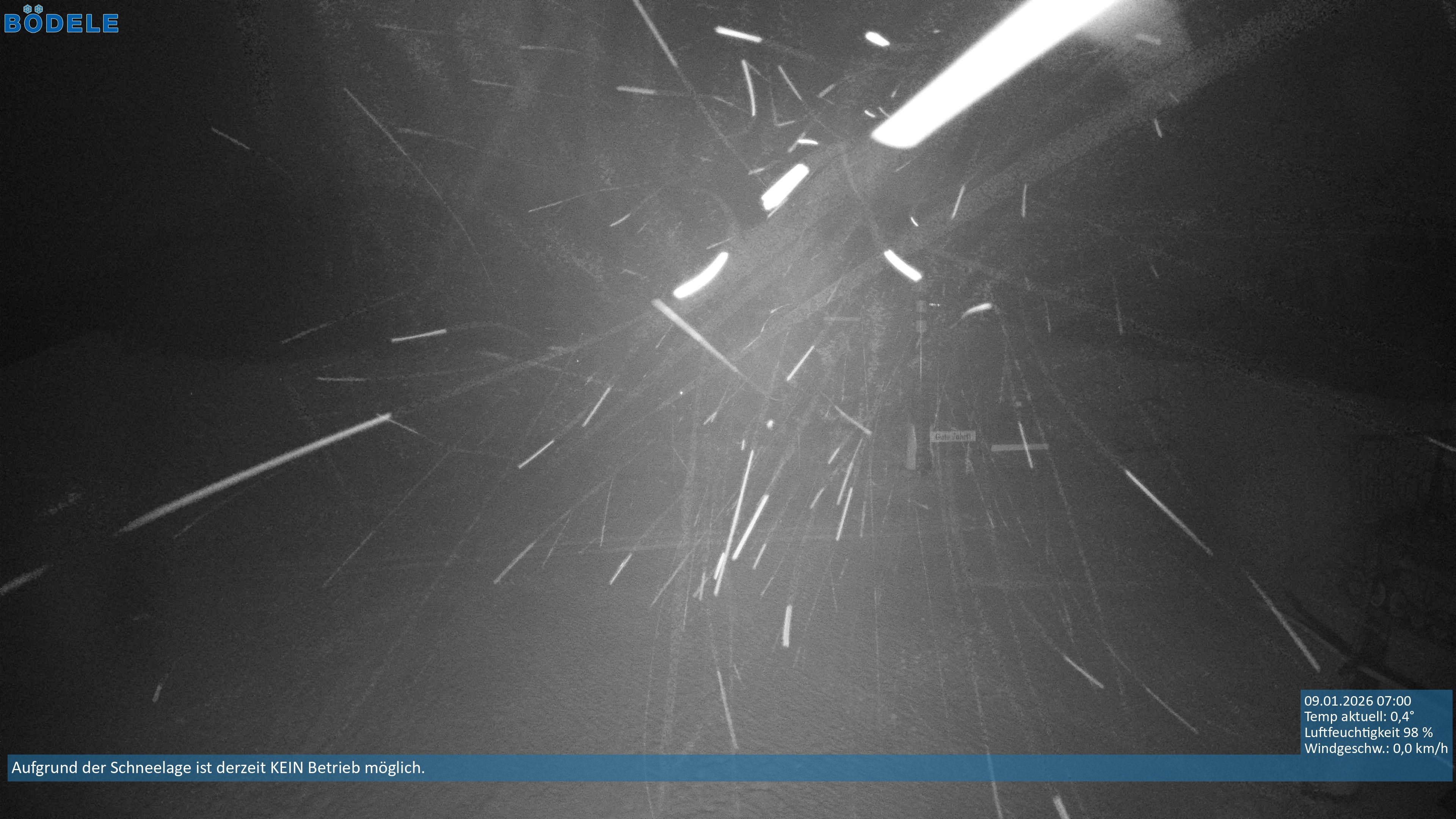 Archiv Foto Webcam Lanklift am Bödele