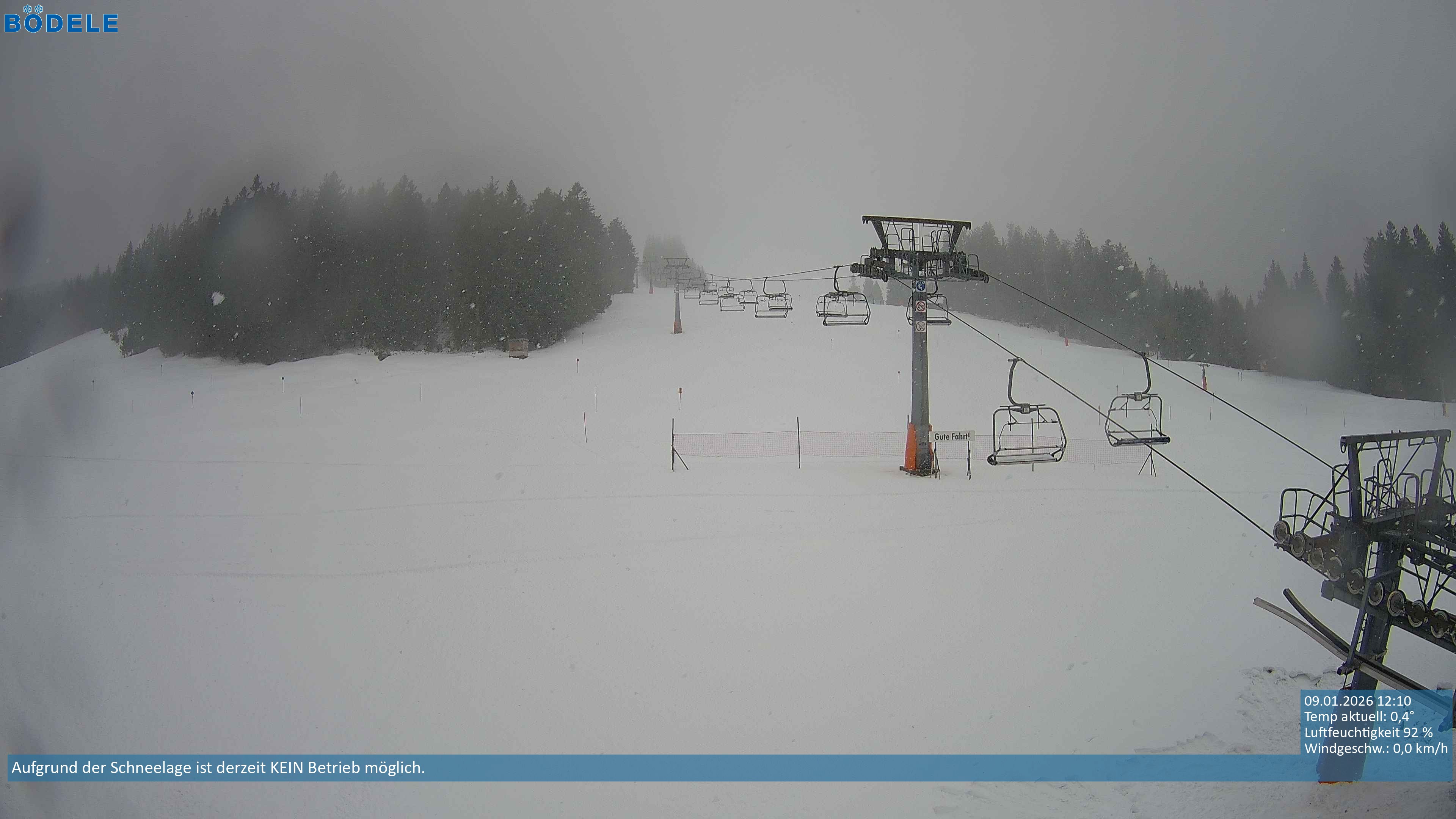 Archiv Foto Webcam Lanklift am Bödele