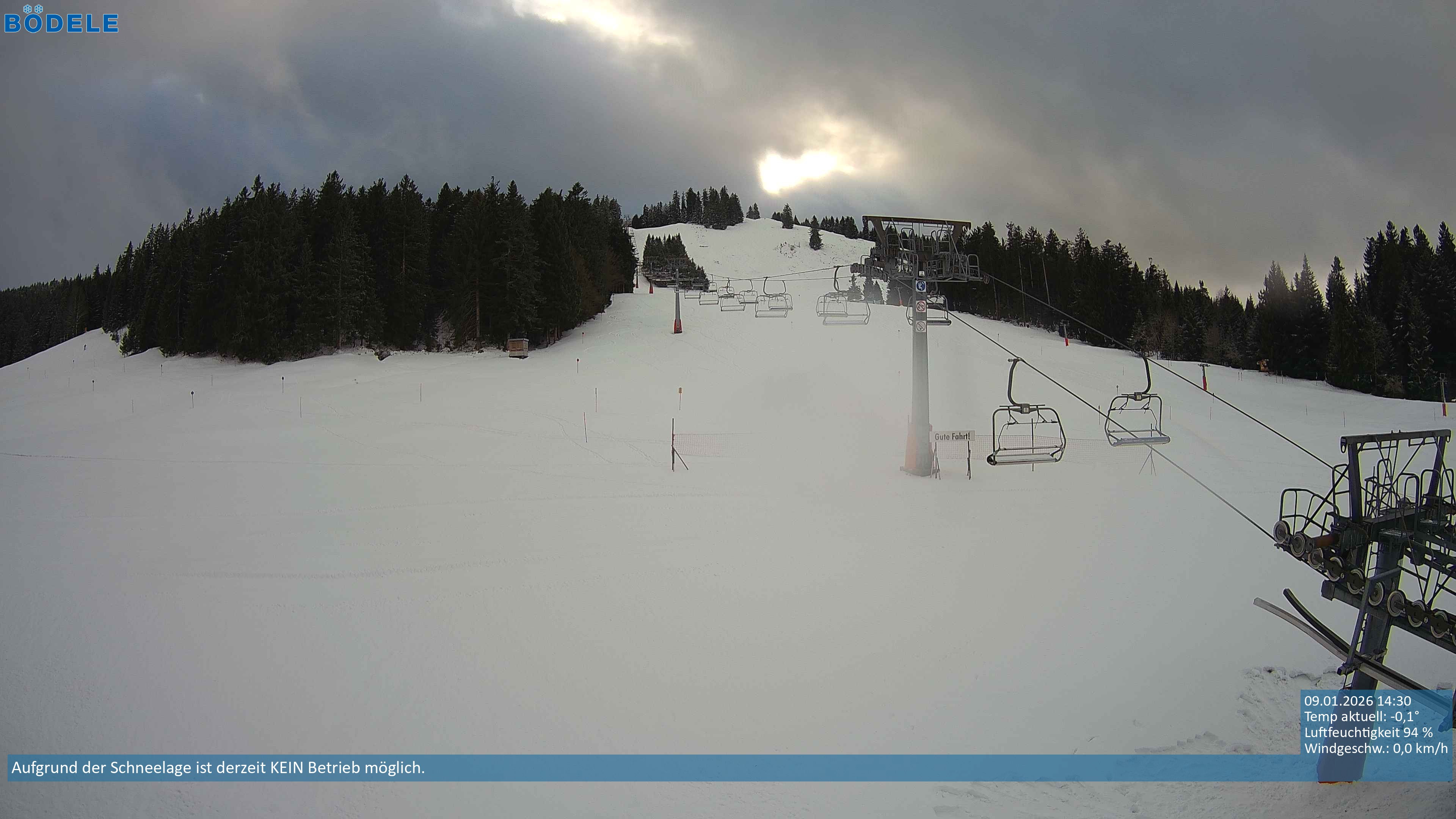 Archiv Foto Webcam Lanklift am Bödele