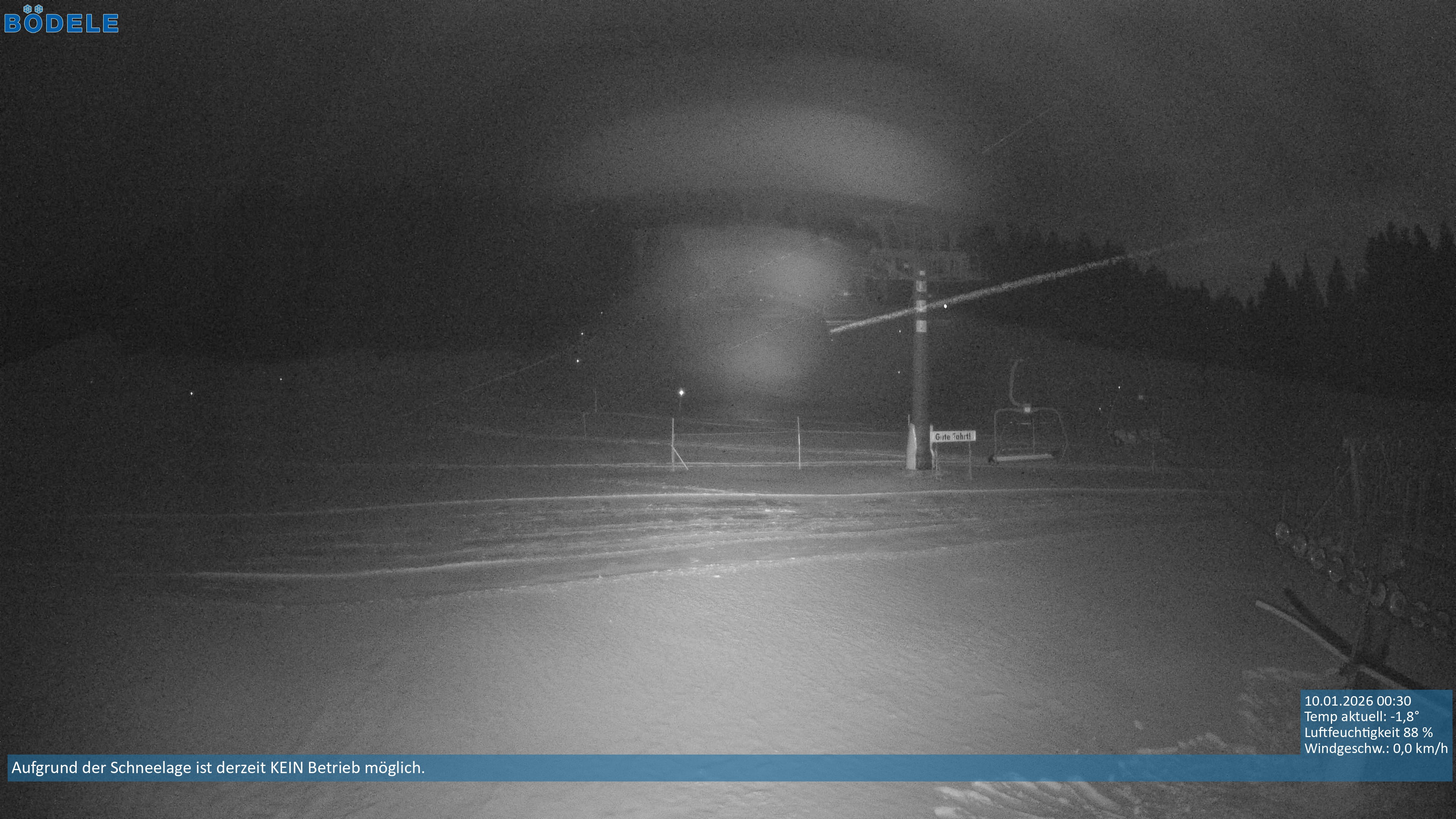 Archiv Foto Webcam Lanklift am Bödele