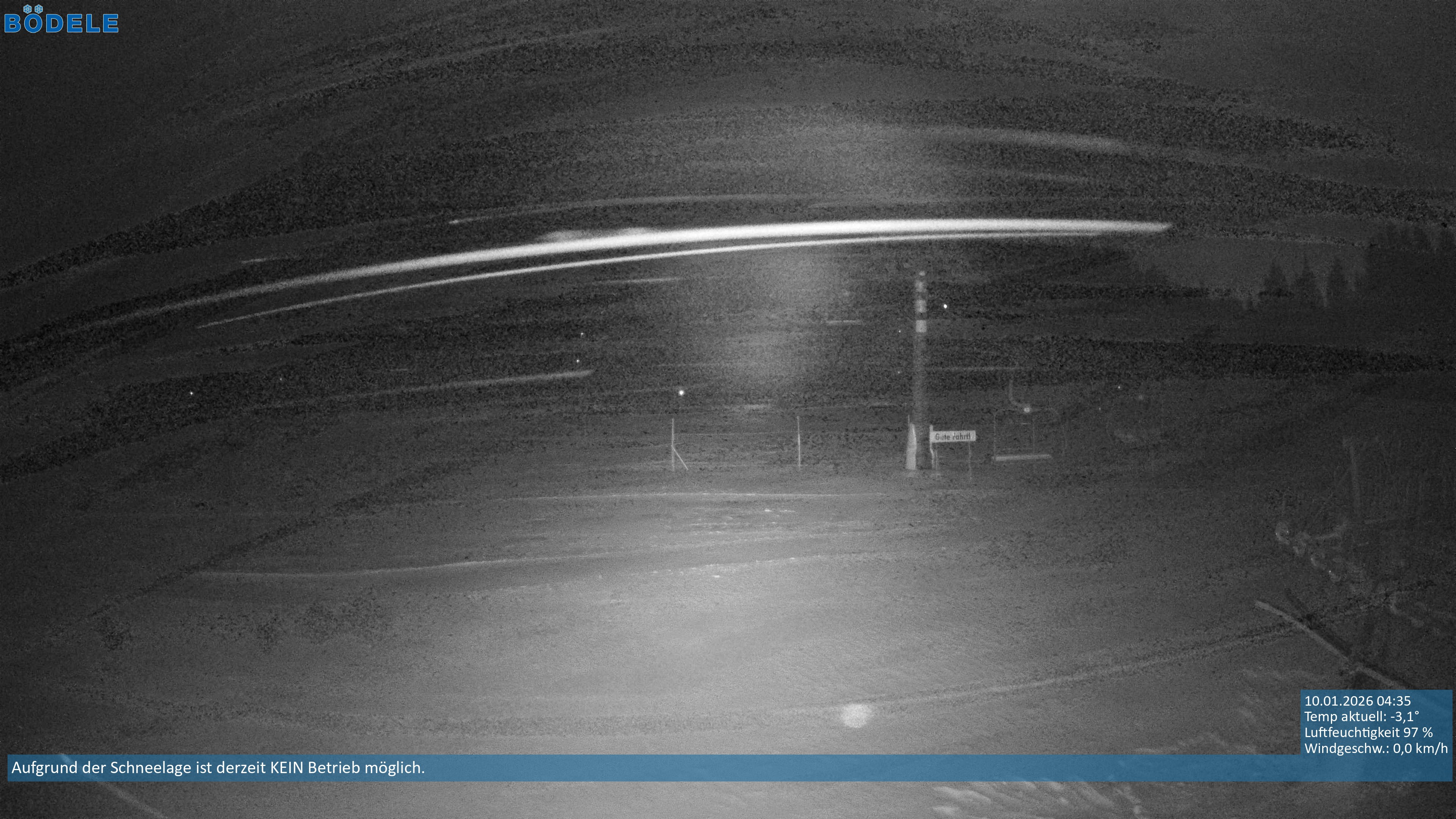 Archiv Foto Webcam Lanklift am Bödele