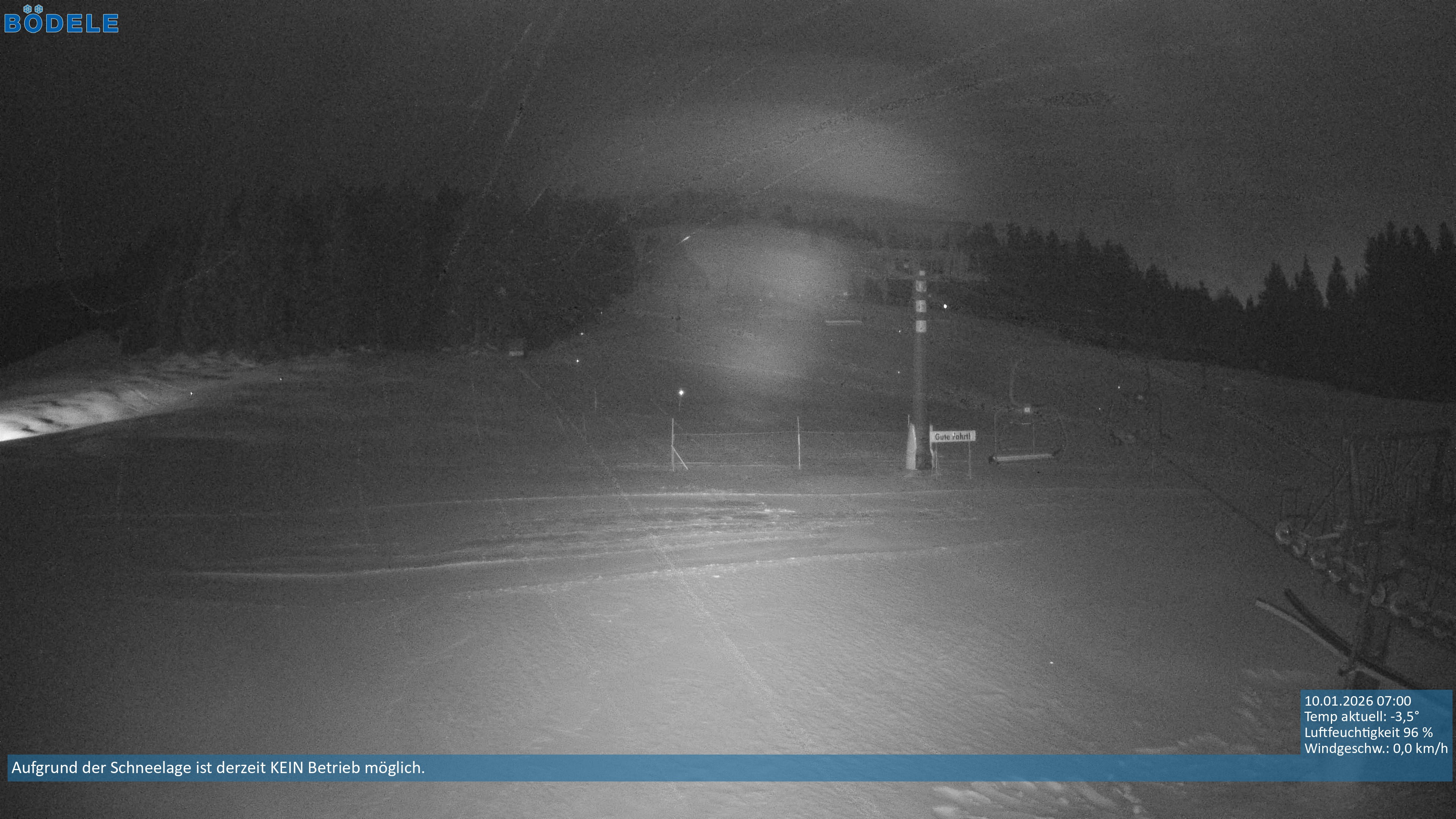 Archiv Foto Webcam Lanklift am Bödele