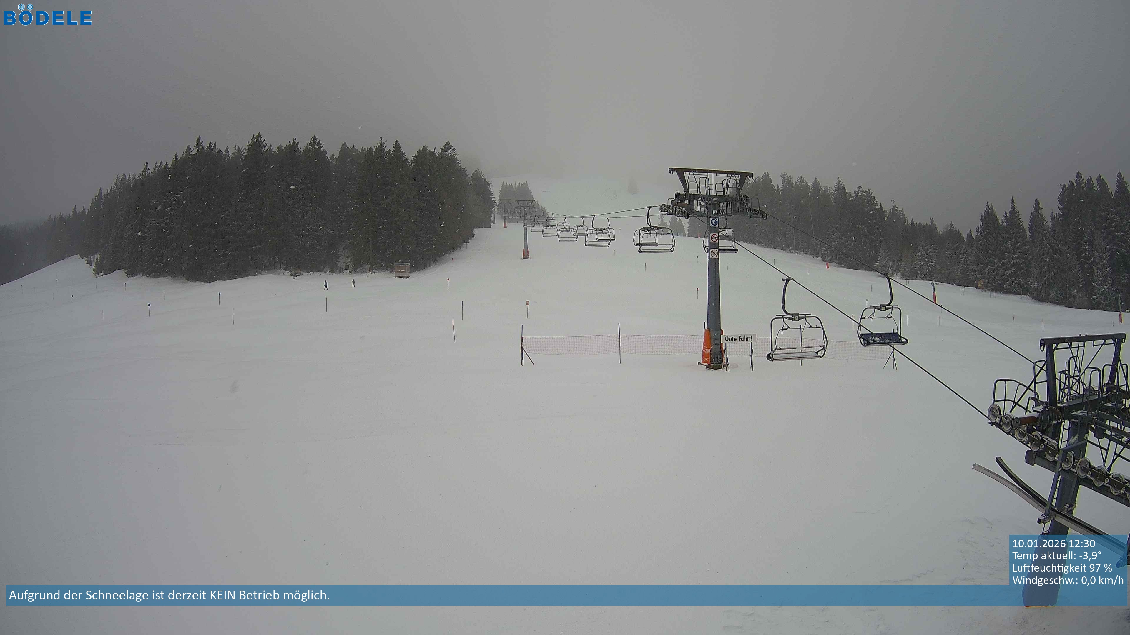 Archiv Foto Webcam Lanklift am Bödele