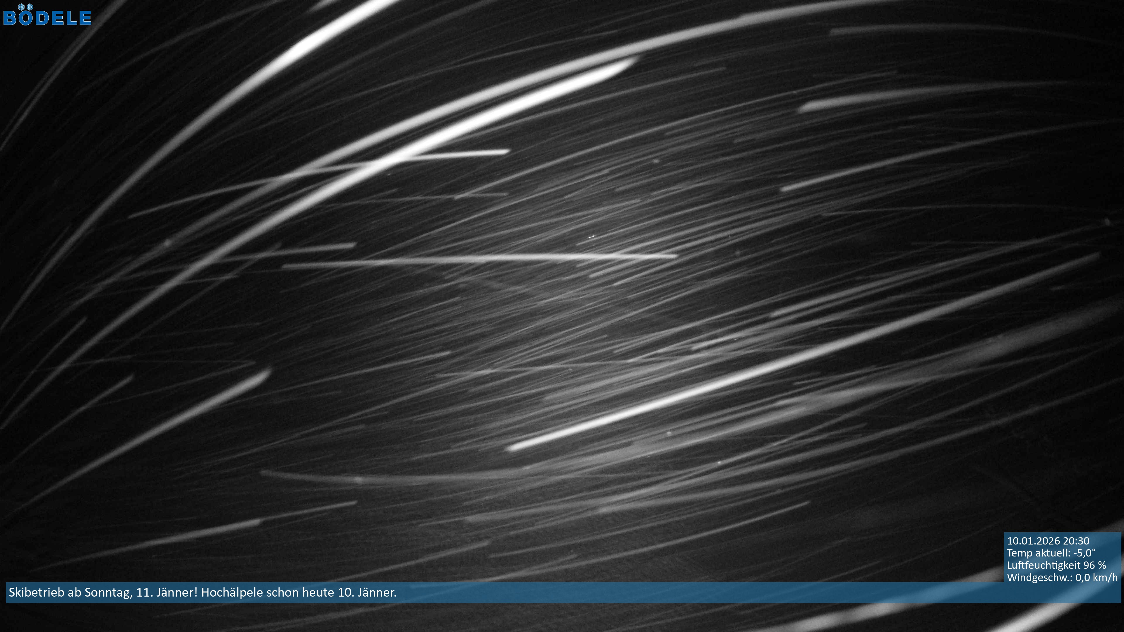 Archiv Foto Webcam Lanklift am Bödele