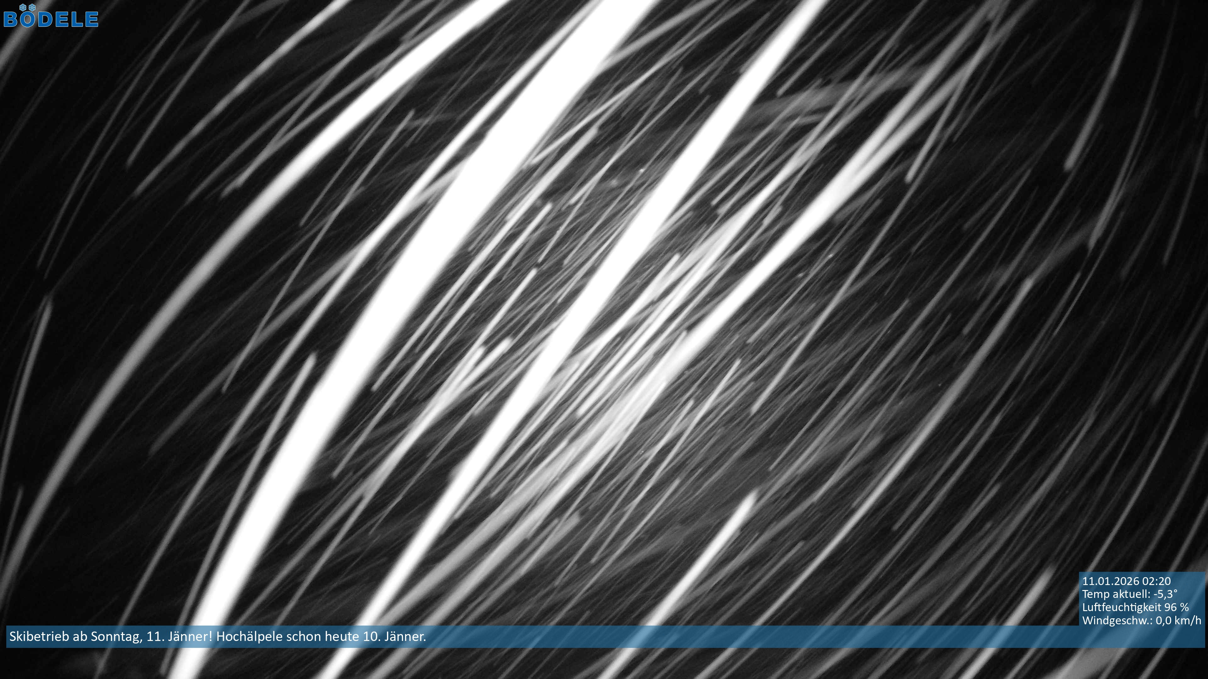 Archiv Foto Webcam Lanklift am Bödele