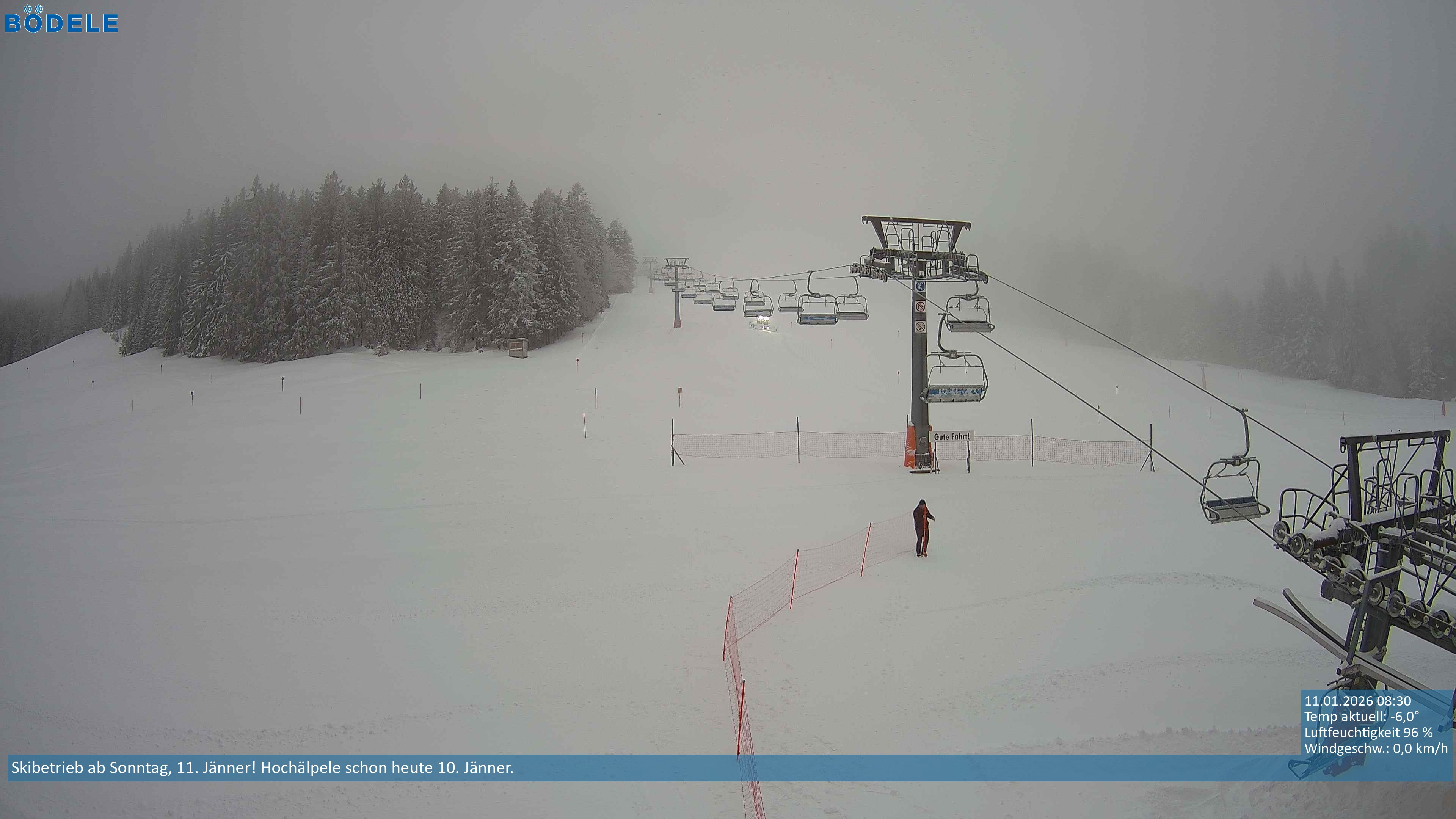 Archiv Foto Webcam Lanklift am Bödele