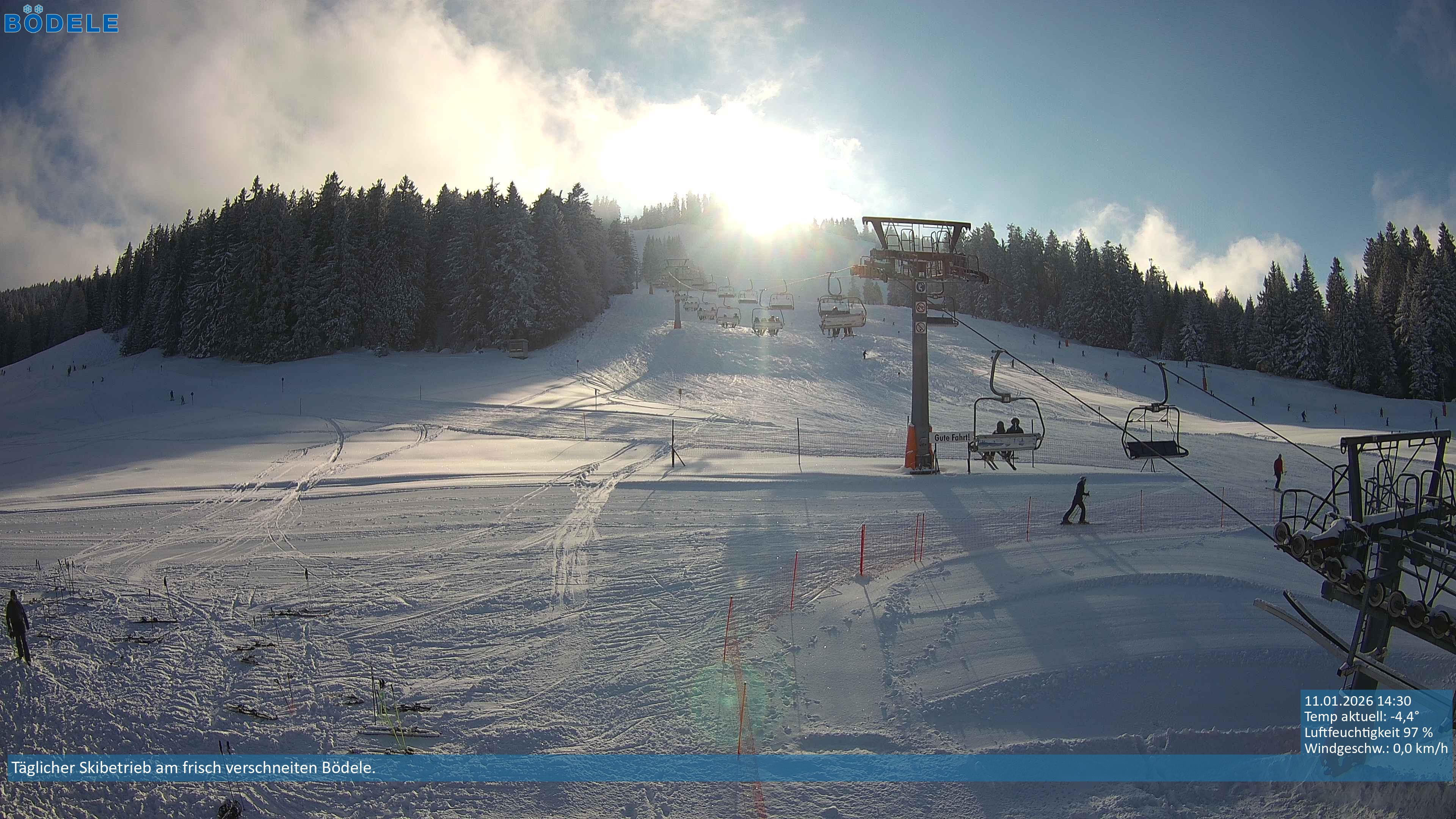 Archiv Foto Webcam Lanklift am Bödele