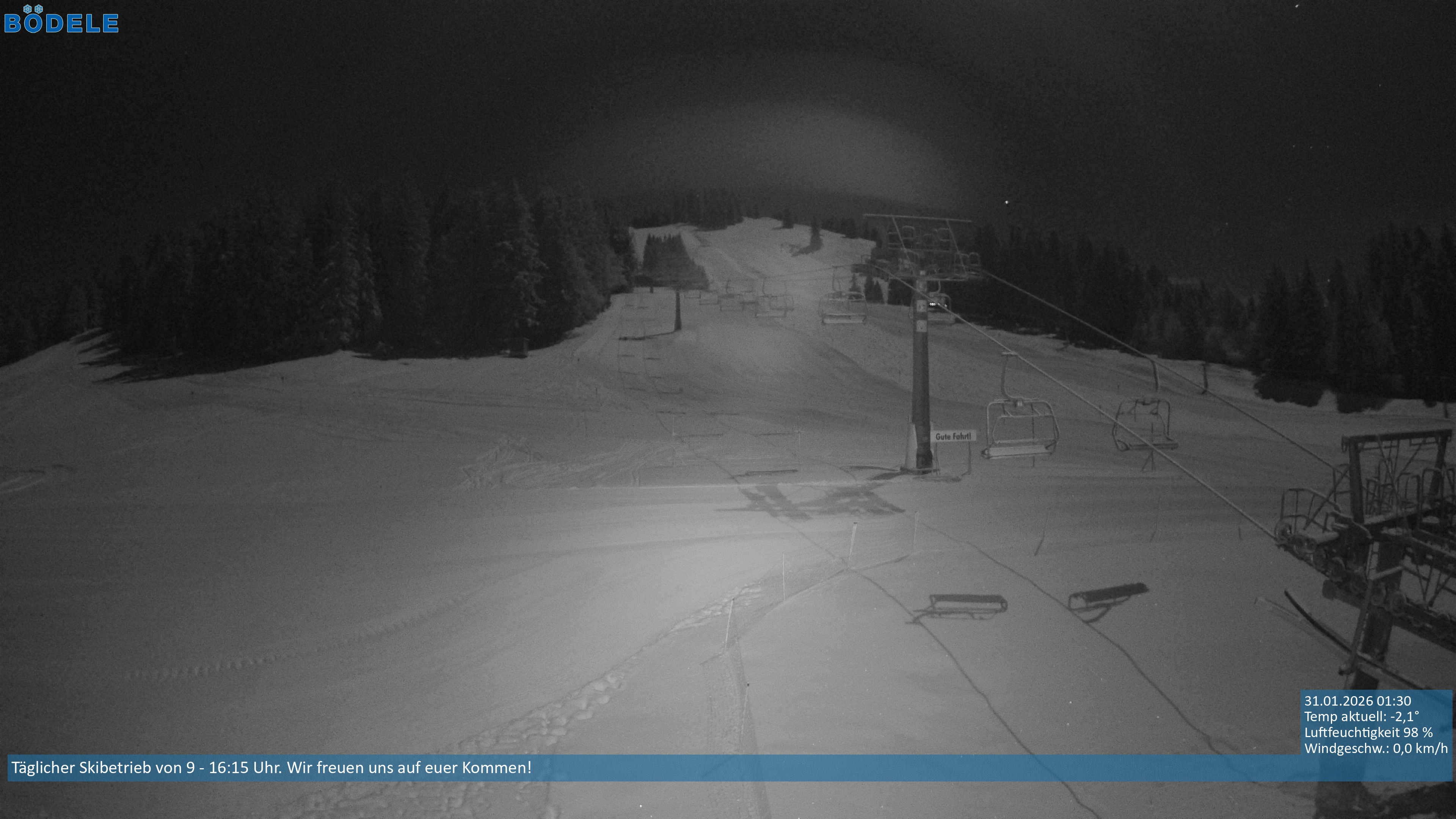 Archiv Foto Webcam Lanklift am Bödele