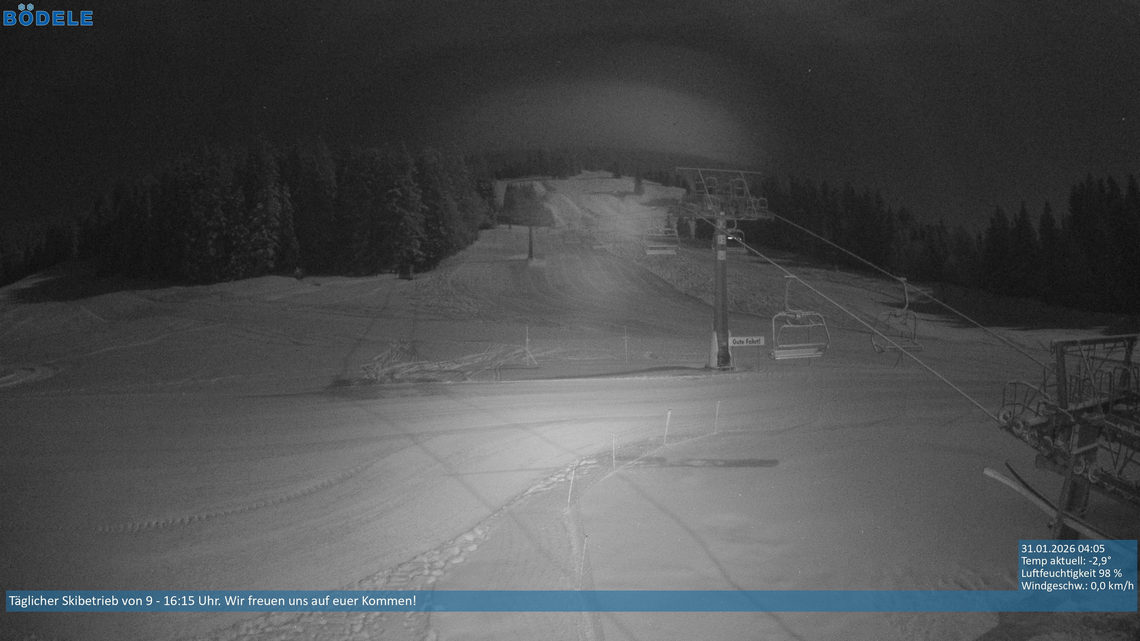 Archiv Foto Webcam Lanklift am Bödele