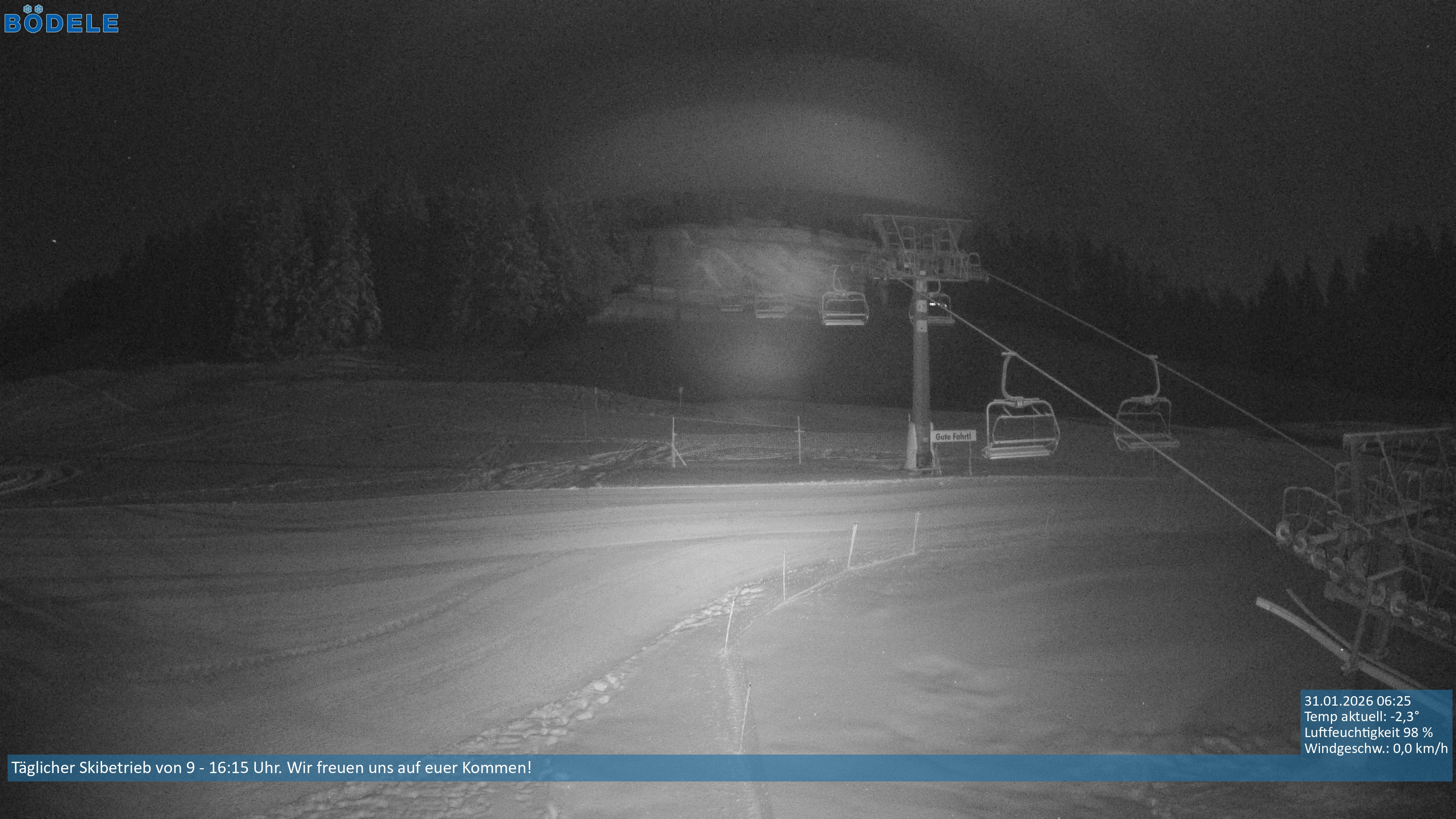 Archiv Foto Webcam Lanklift am Bödele
