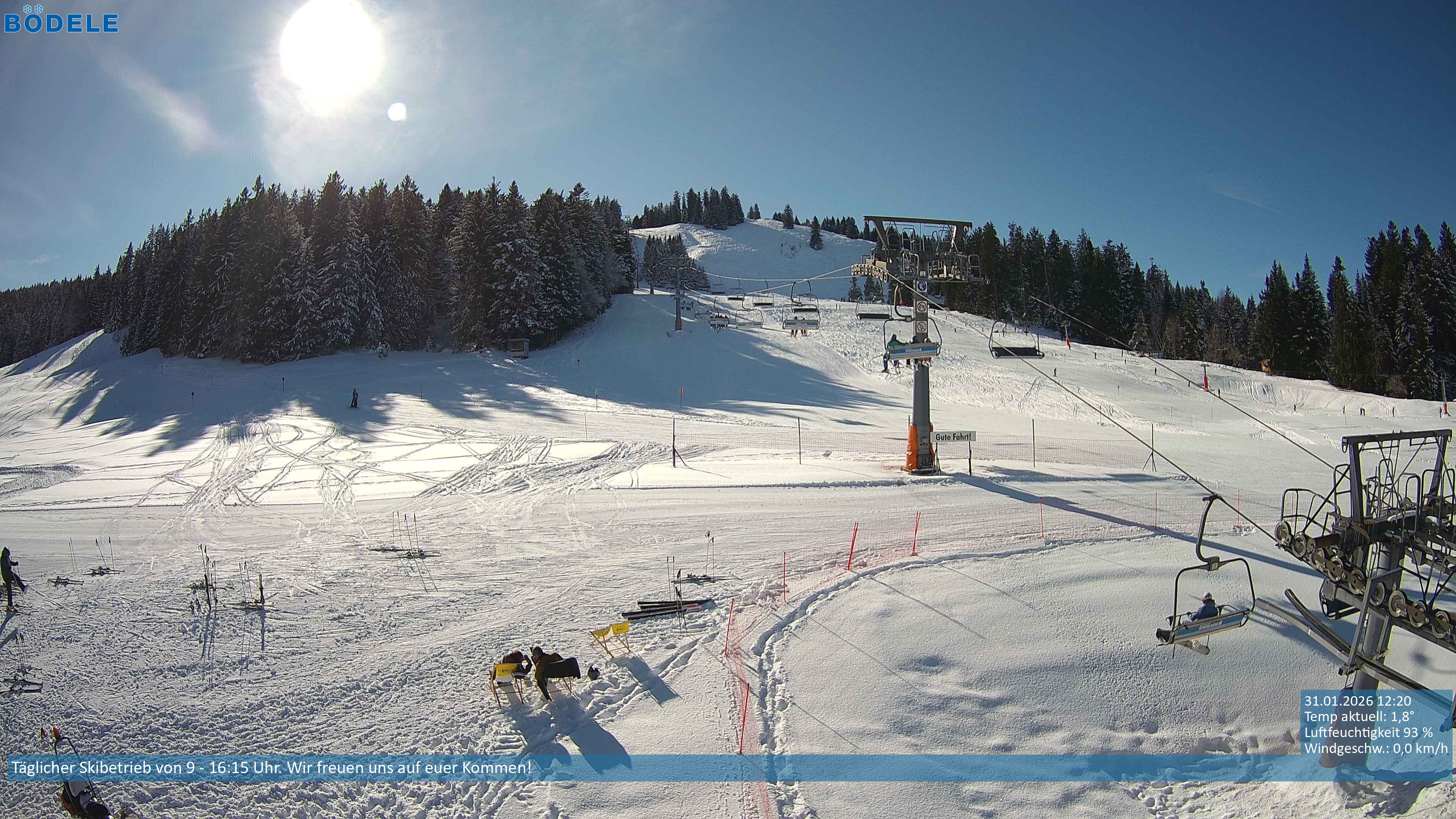 Archiv Foto Webcam Lanklift am Bödele