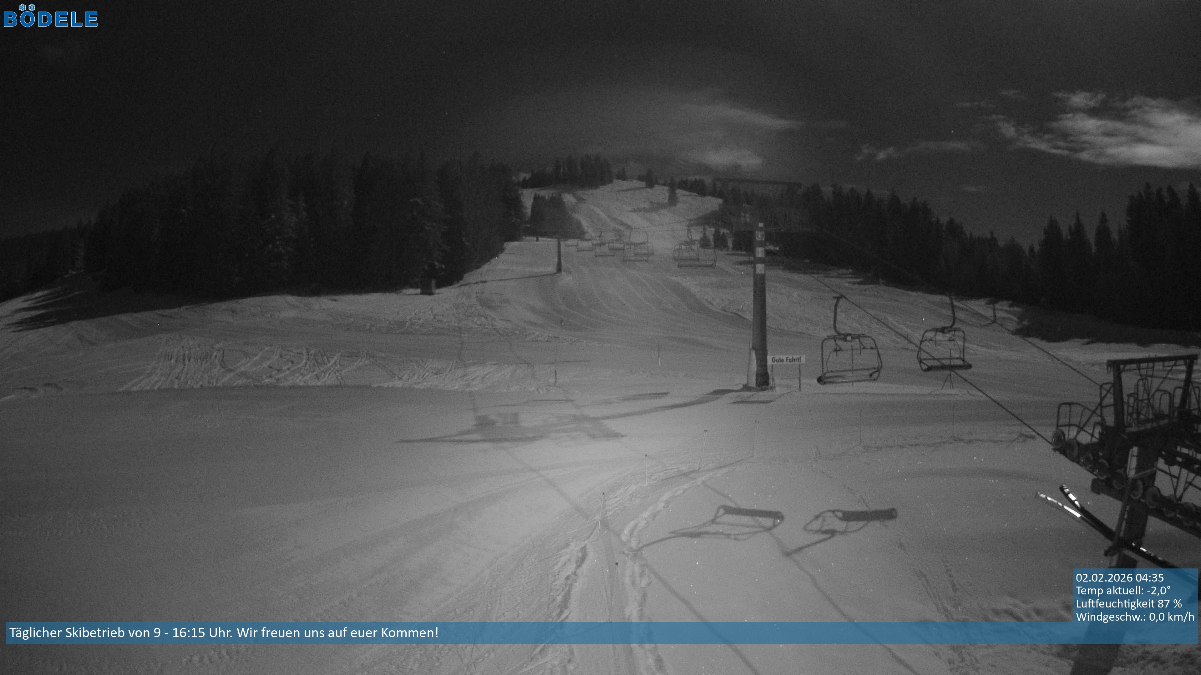 Archiv Foto Webcam Lanklift am Bödele
