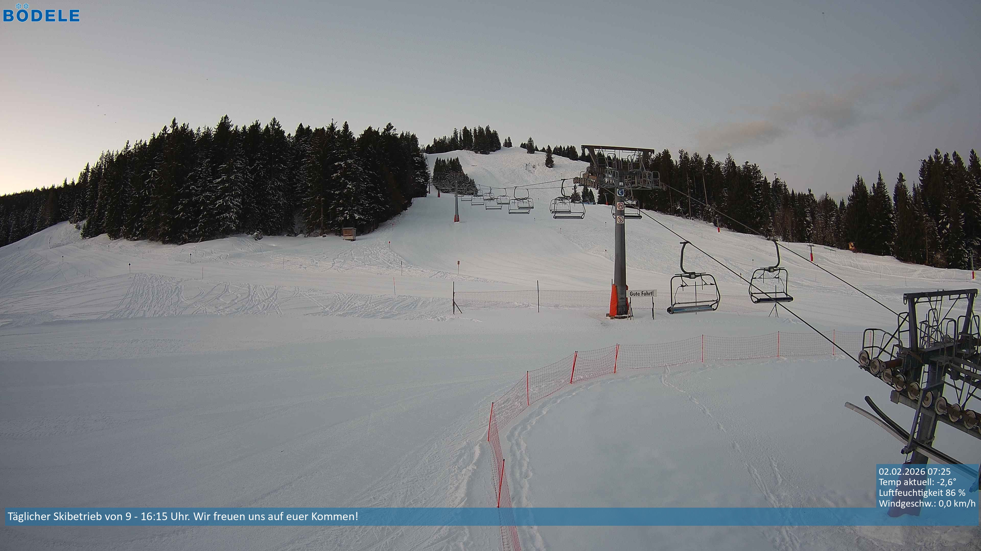 Archiv Foto Webcam Lanklift am Bödele