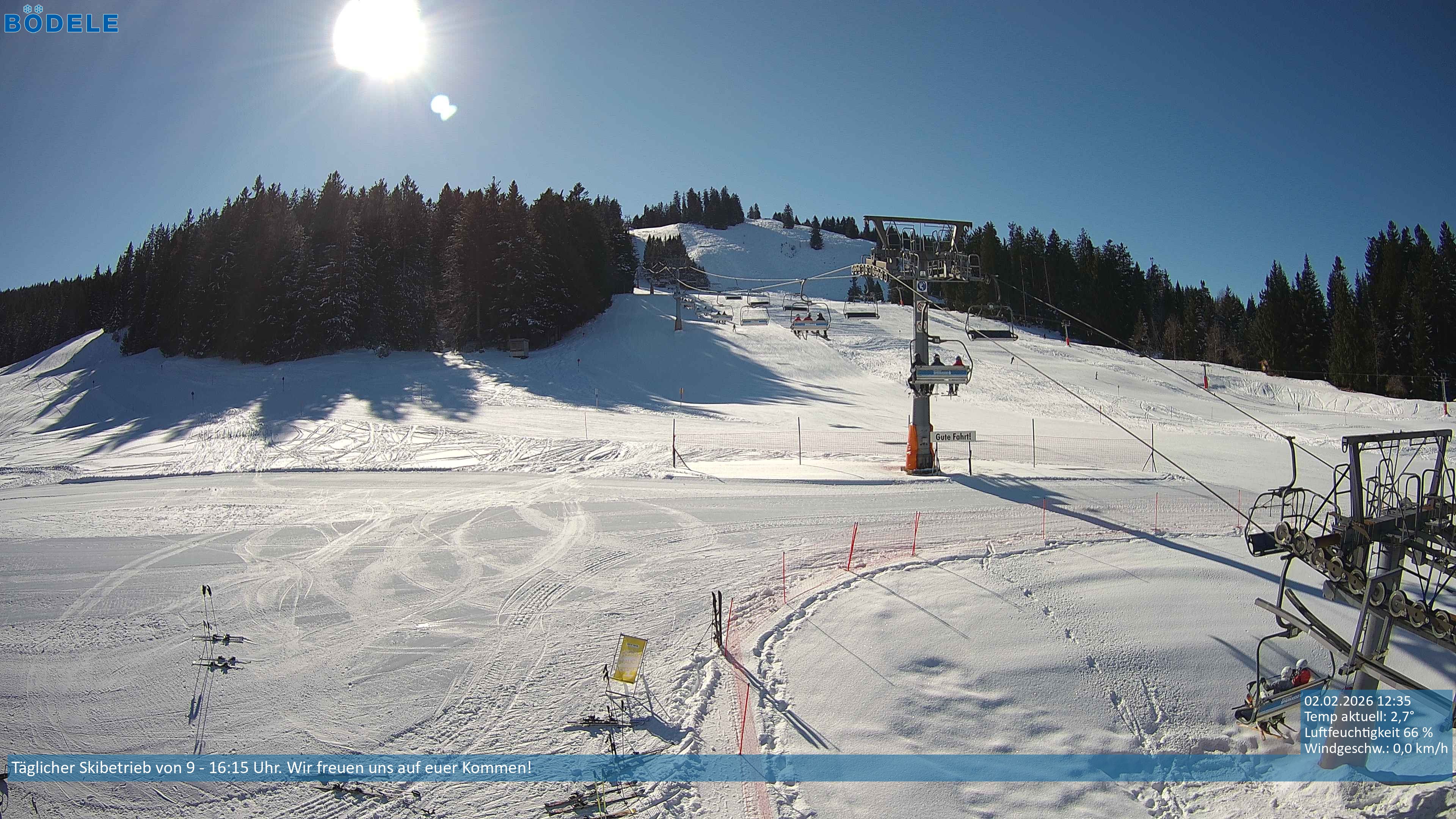 Archiv Foto Webcam Lanklift am Bödele