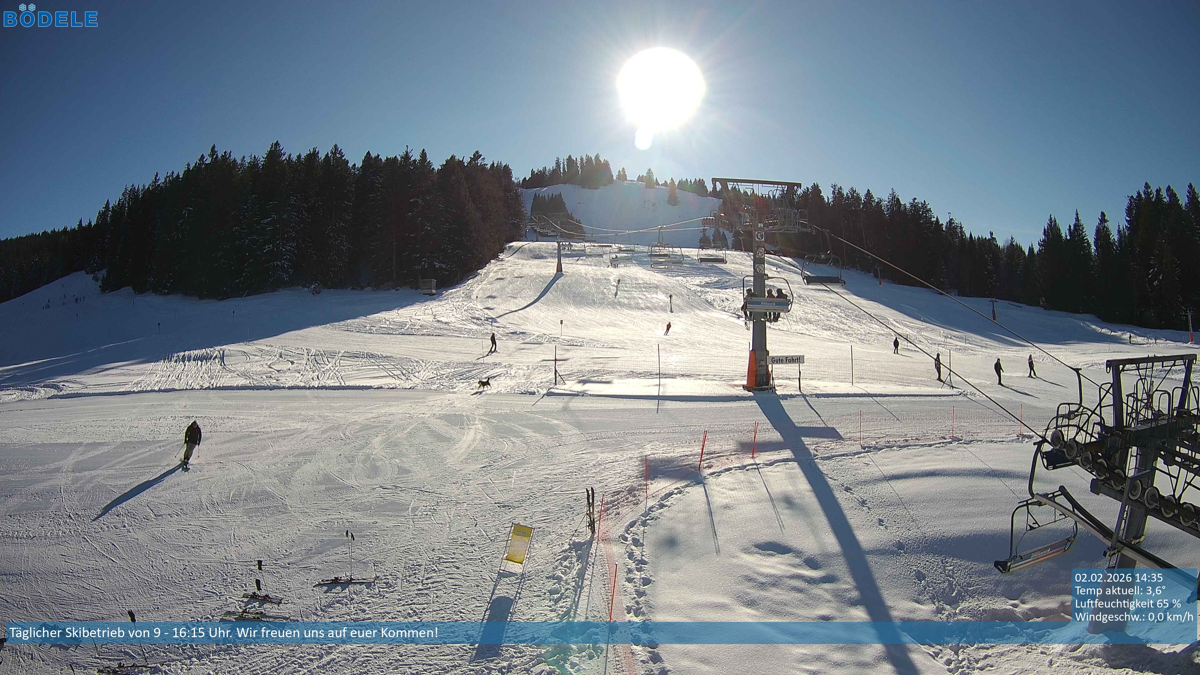 Archiv Foto Webcam Lanklift am Bödele