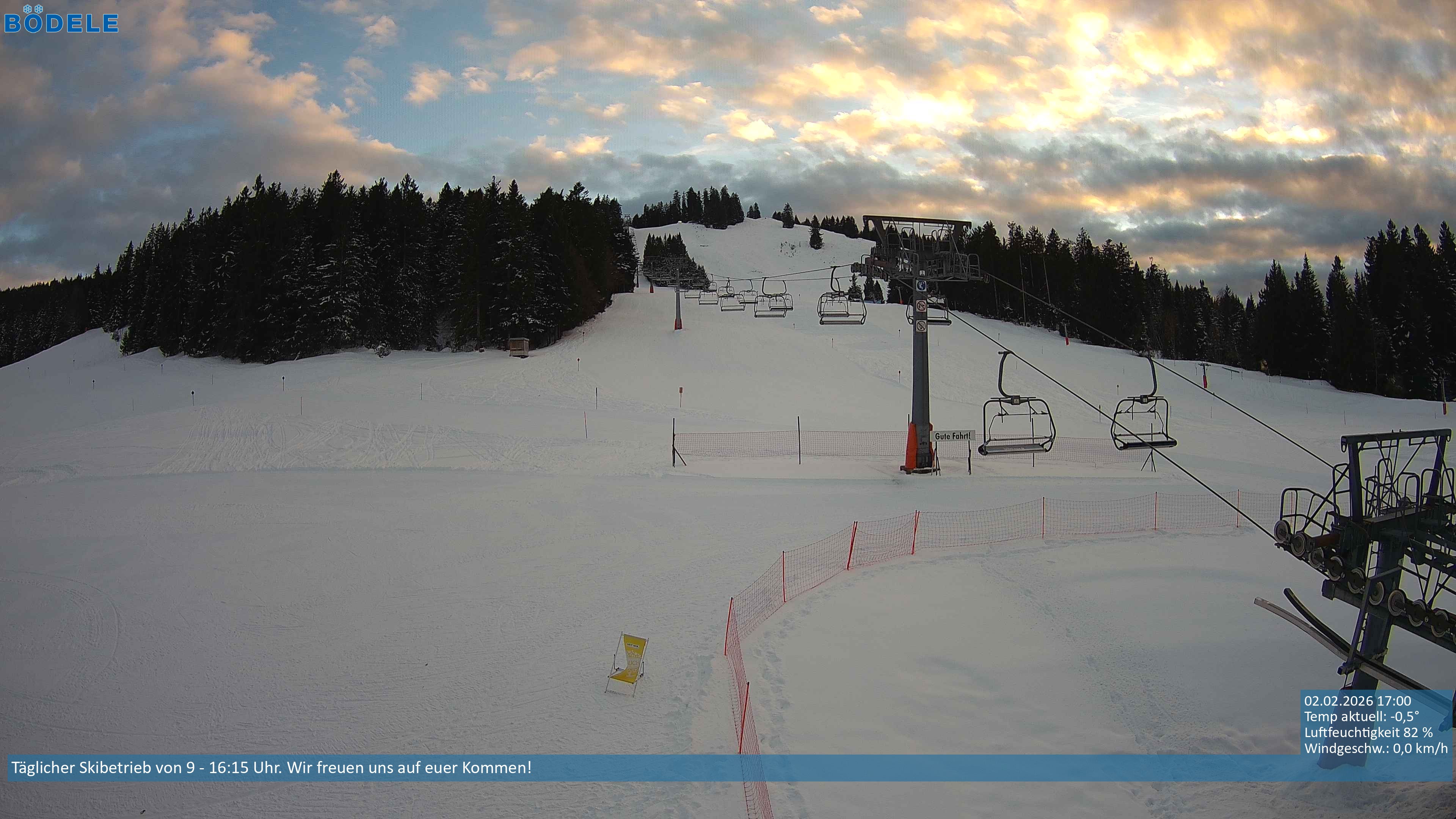 Archiv Foto Webcam Lanklift am Bödele