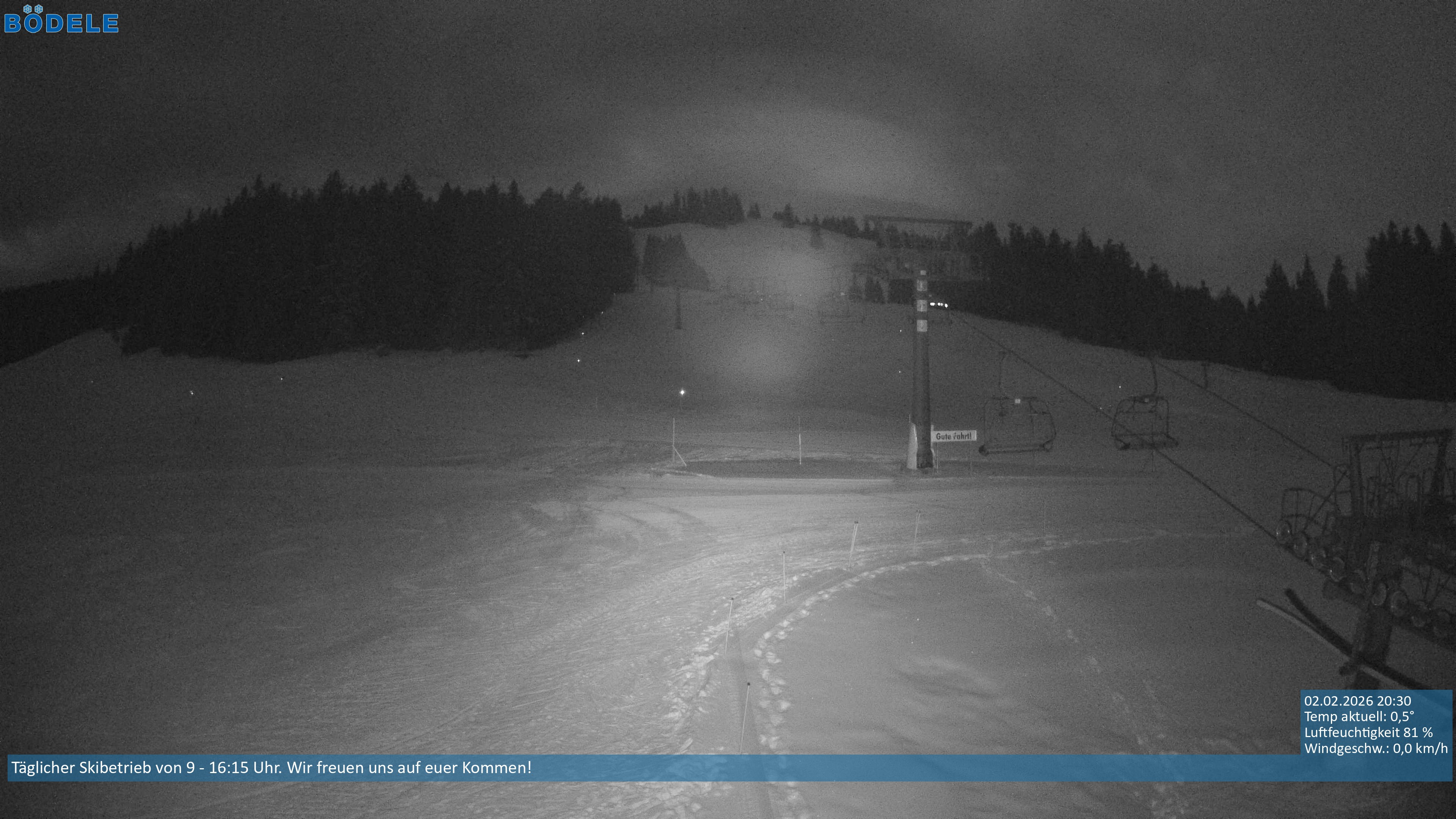 Archiv Foto Webcam Lanklift am Bödele