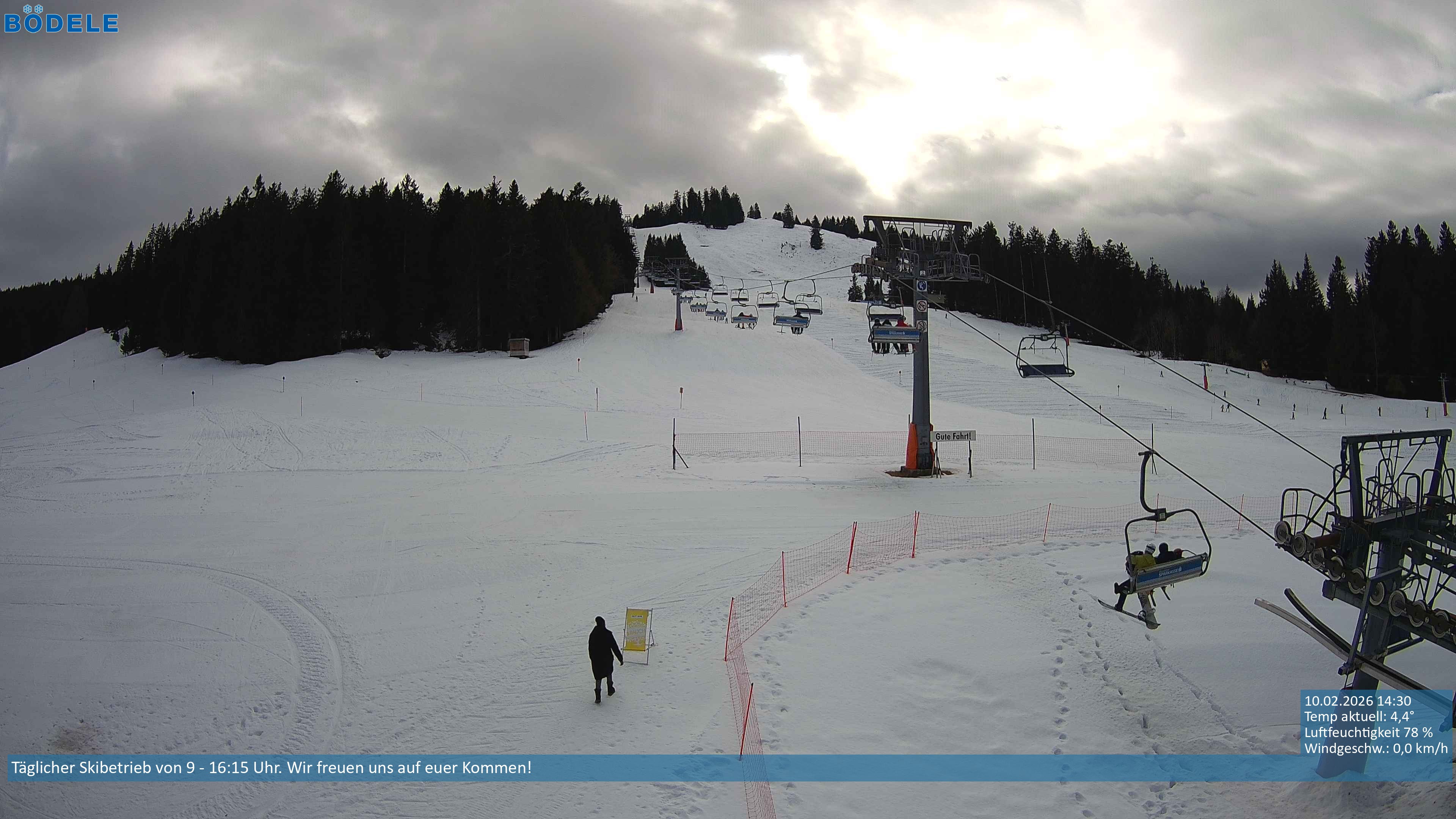 Archiv Foto Webcam Lanklift am Bödele