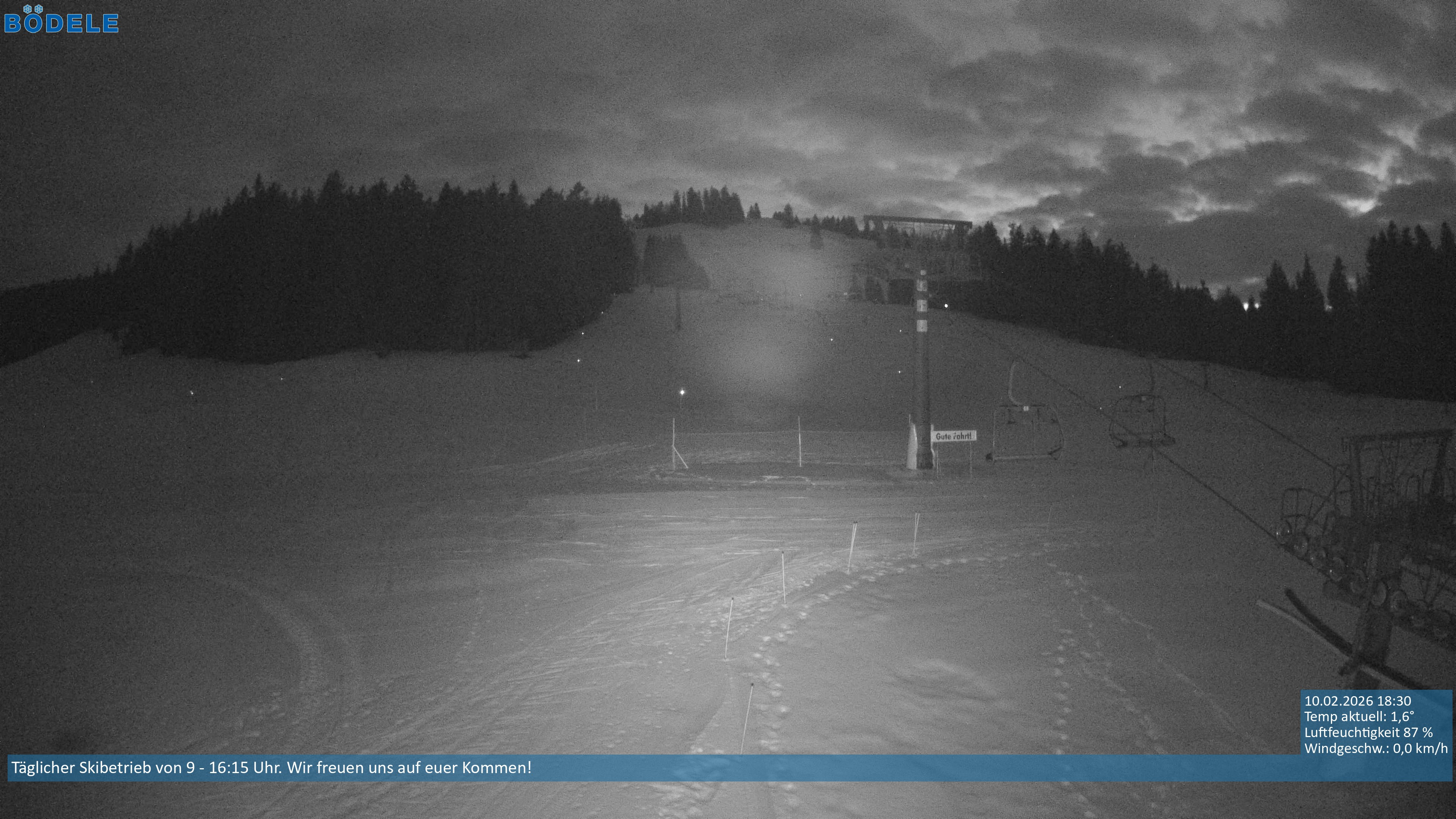 Archiv Foto Webcam Lanklift am Bödele