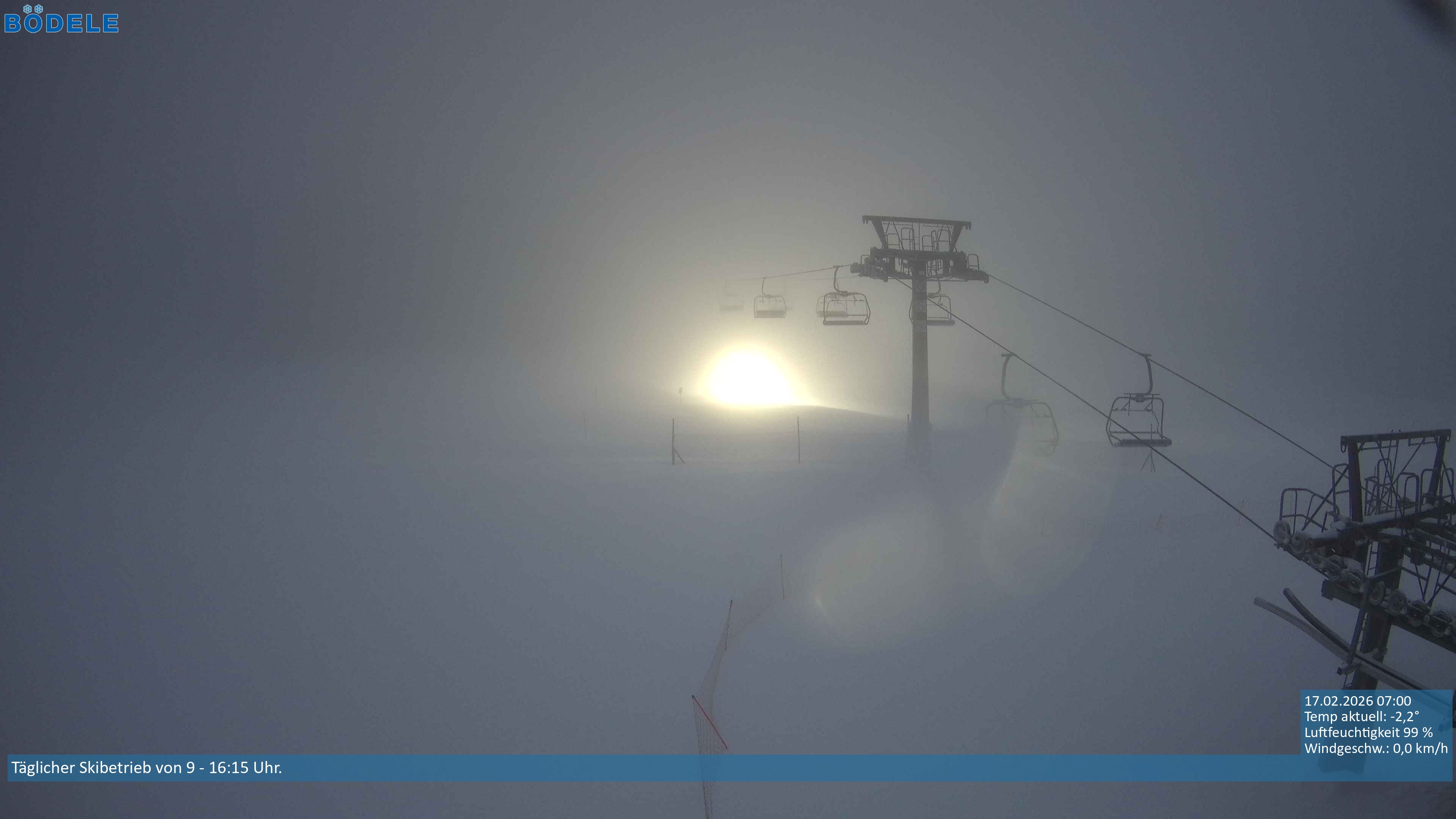 Archiv Foto Webcam Lanklift am Bödele