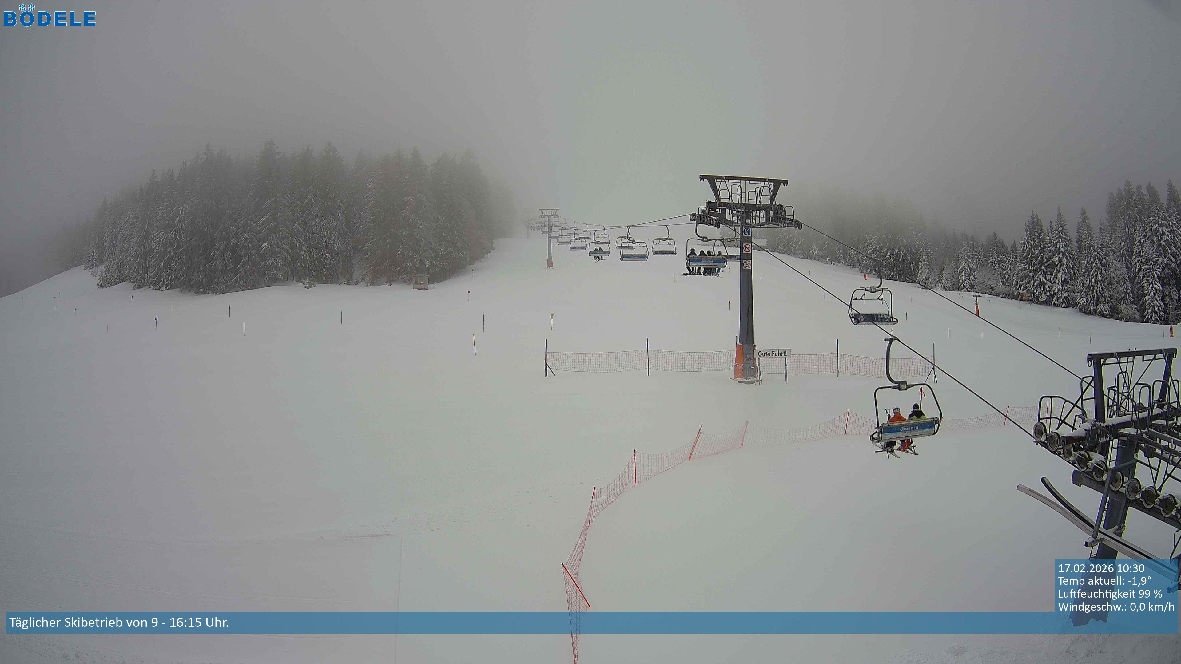 Archiv Foto Webcam Lanklift am Bödele