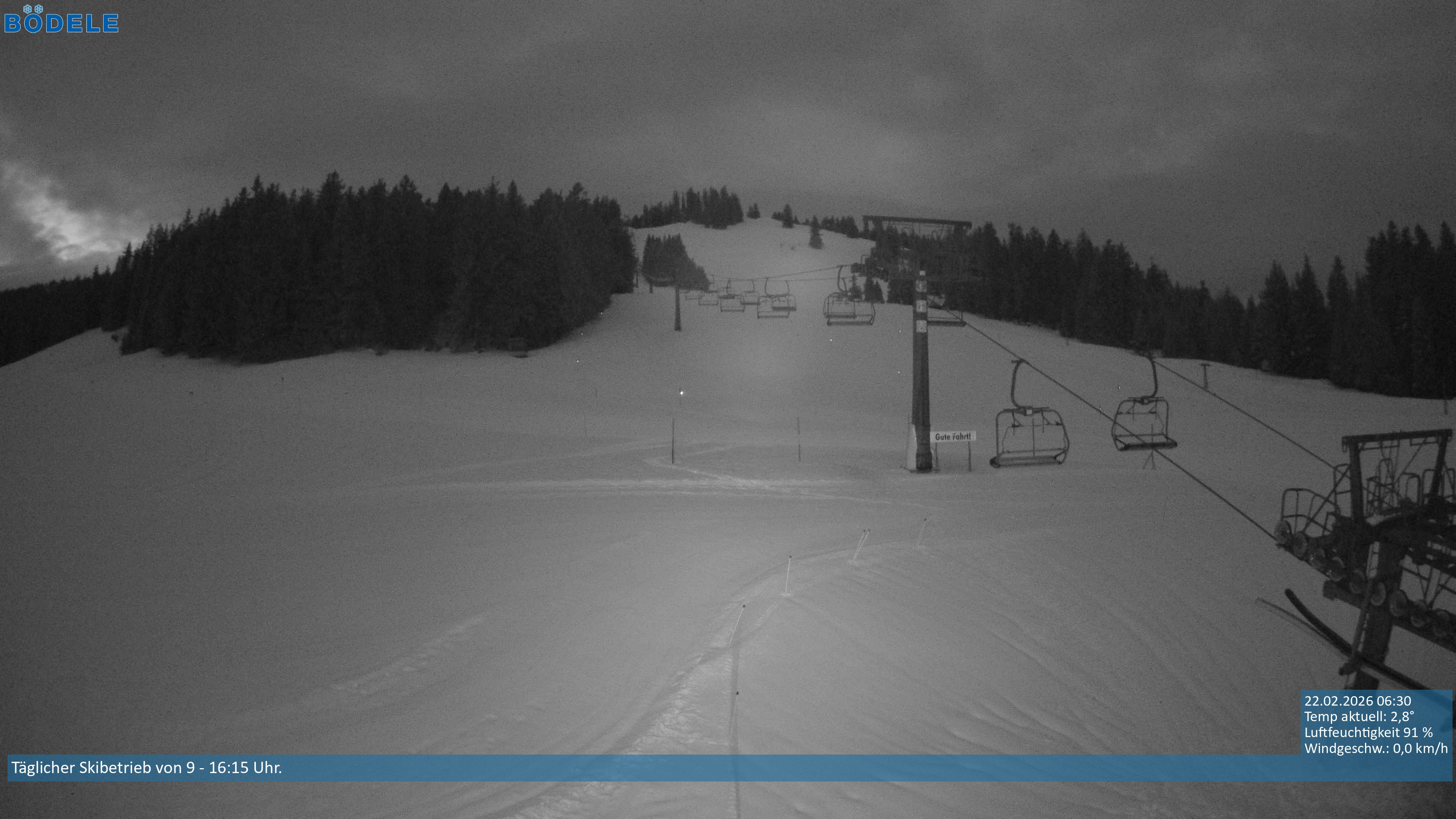 Archiv Foto Webcam Lanklift am Bödele