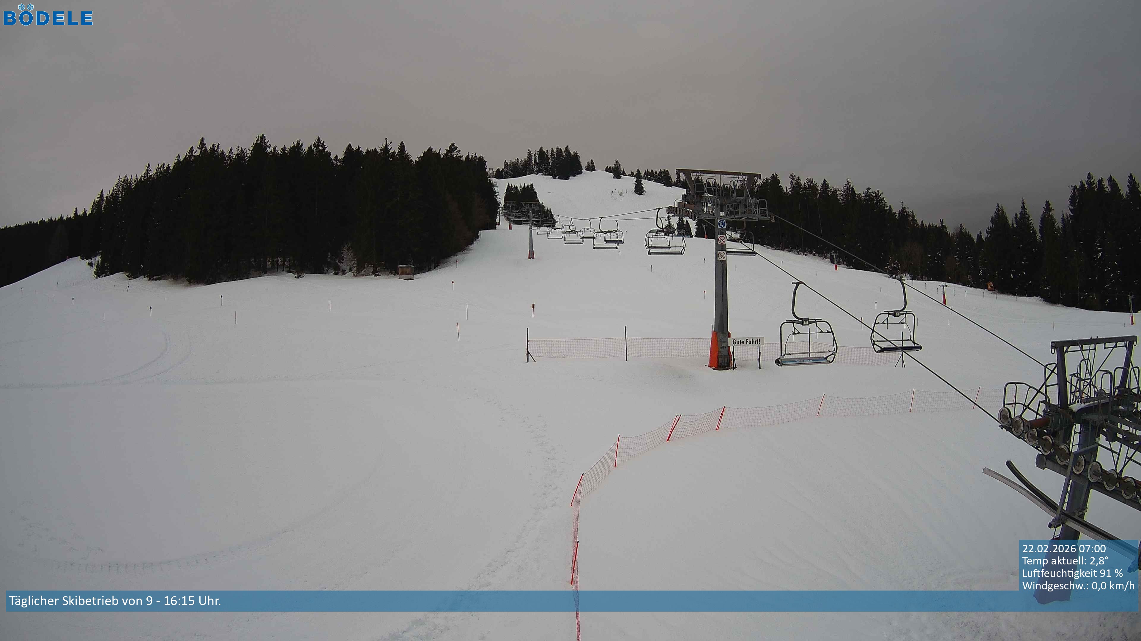 Archiv Foto Webcam Lanklift am Bödele