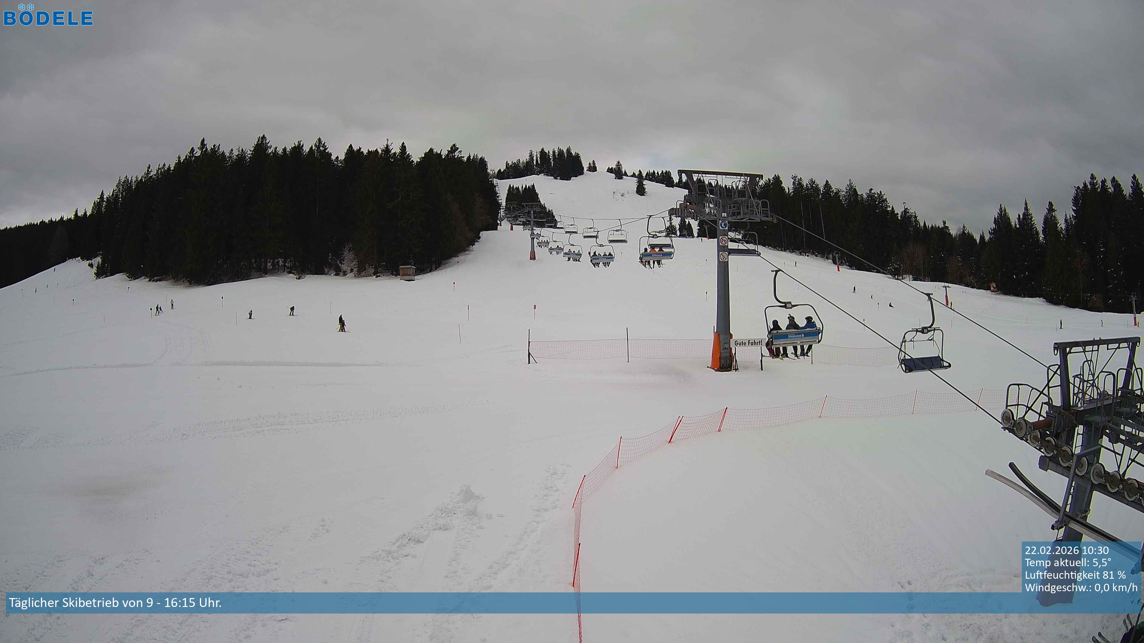 Archiv Foto Webcam Lanklift am Bödele