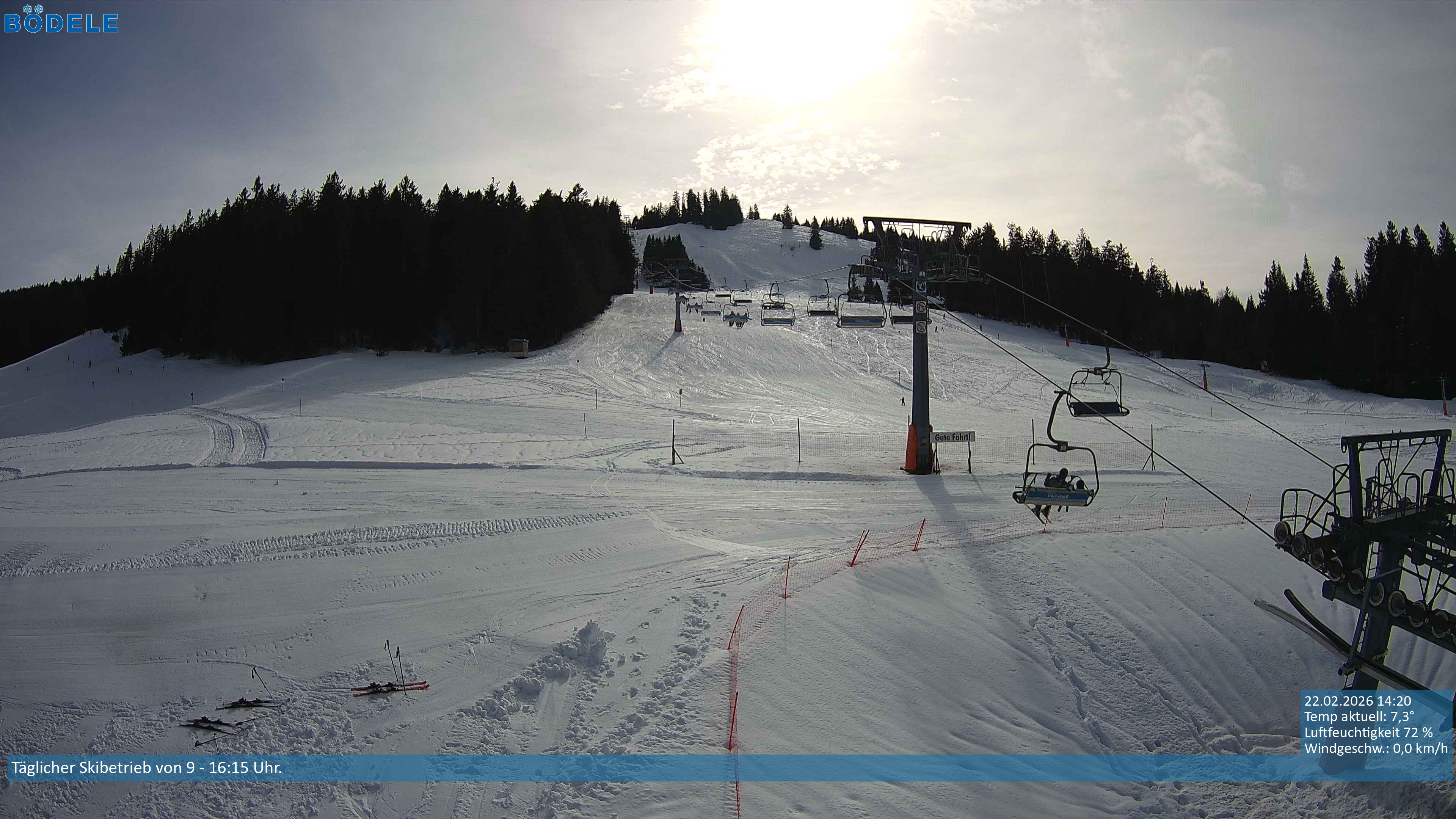 Archiv Foto Webcam Lanklift am Bödele