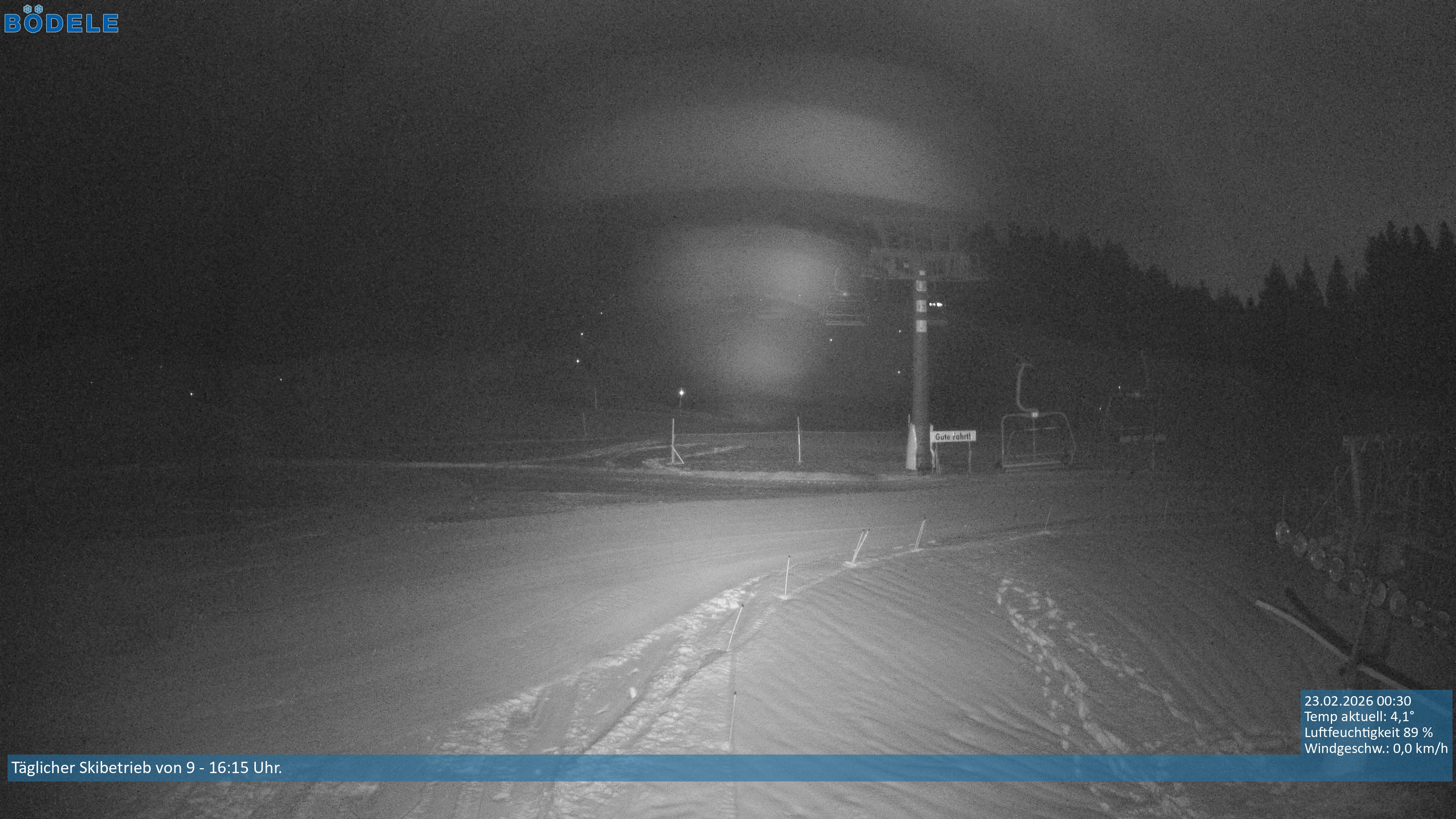 Archived image Webcam Chair lift Lank near Schwarzenberg