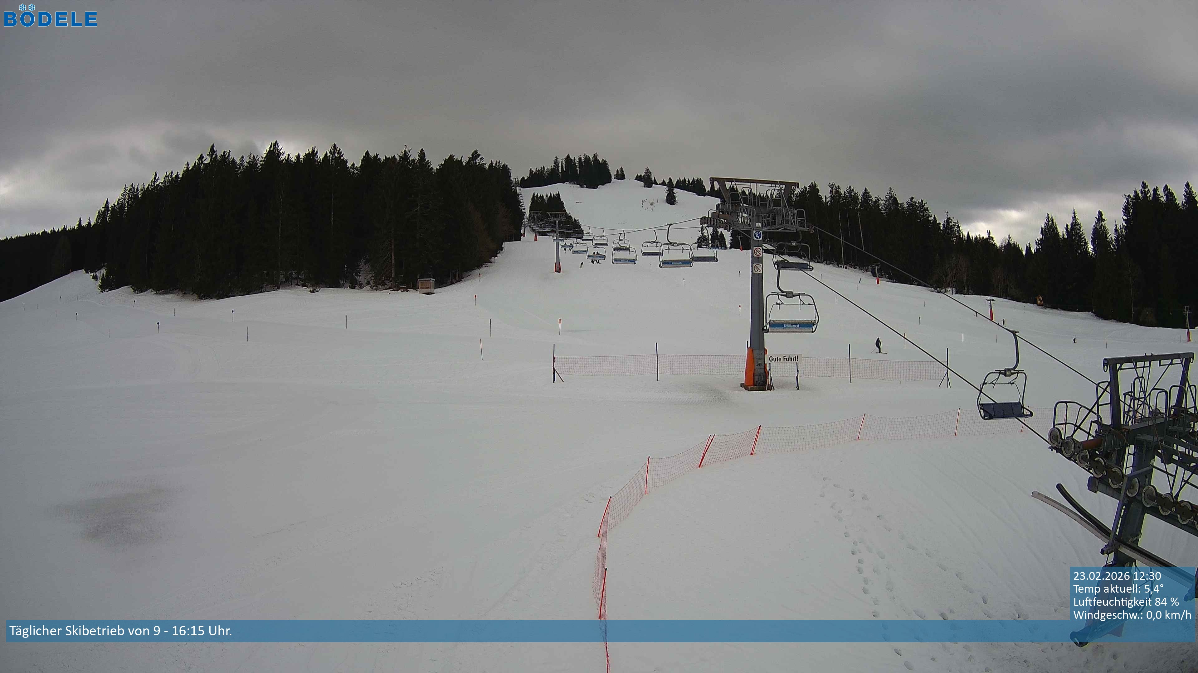 Archived image Webcam Chair lift Lank near Schwarzenberg