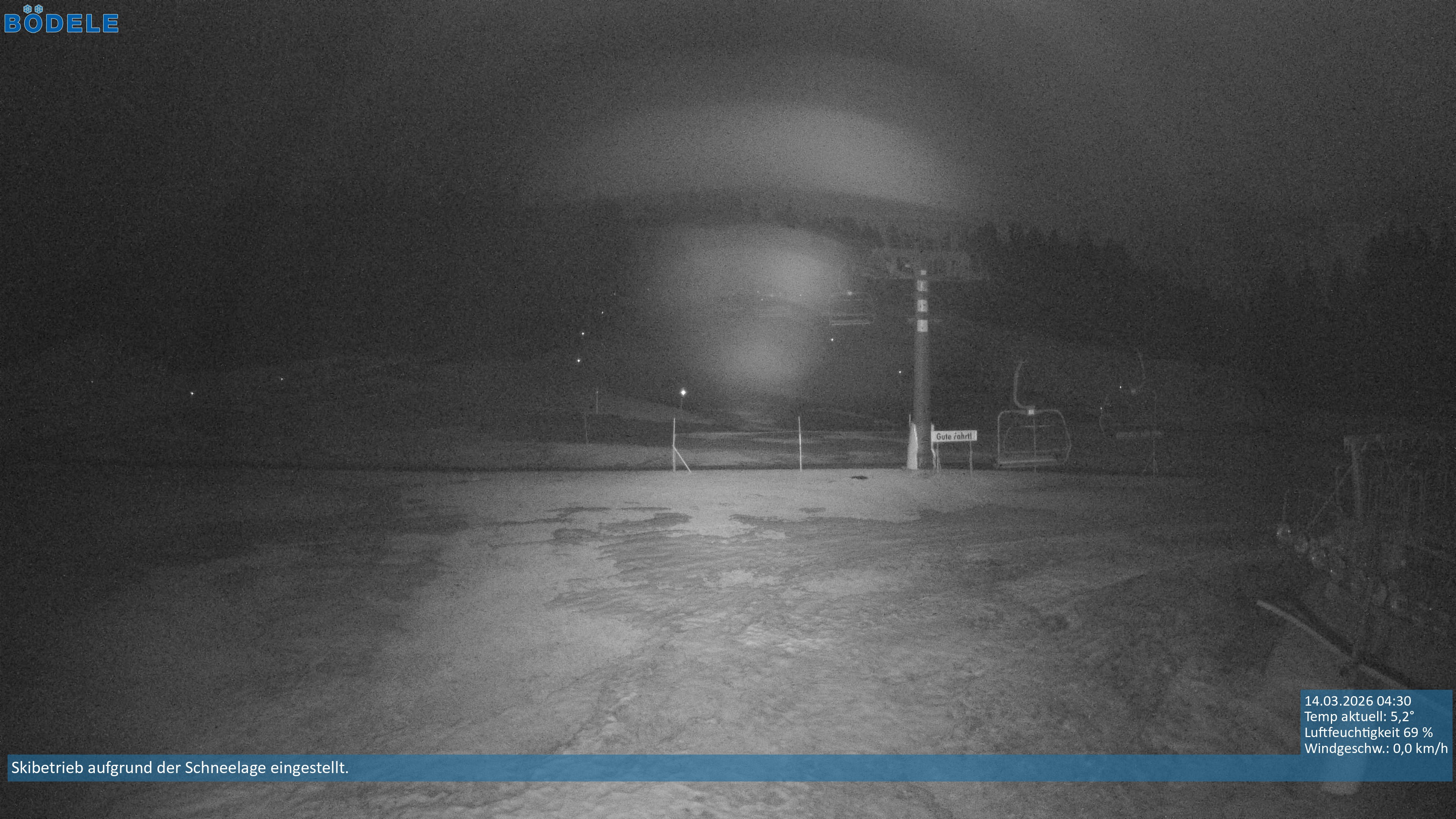 Archiv Foto Webcam Lanklift am Bödele