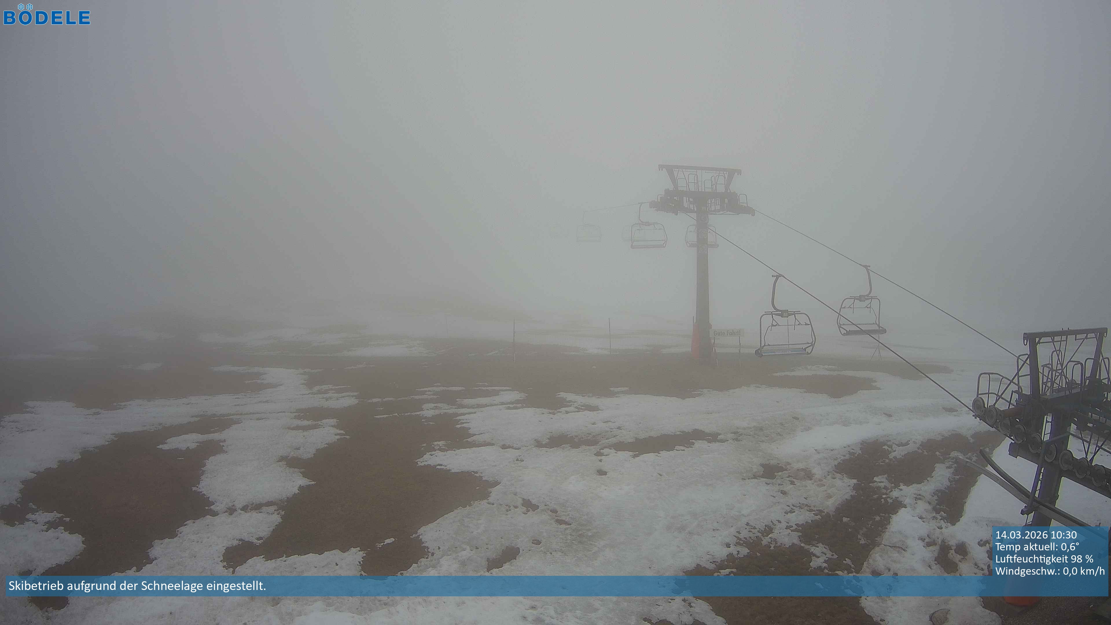 Archiv Foto Webcam Lanklift am Bödele