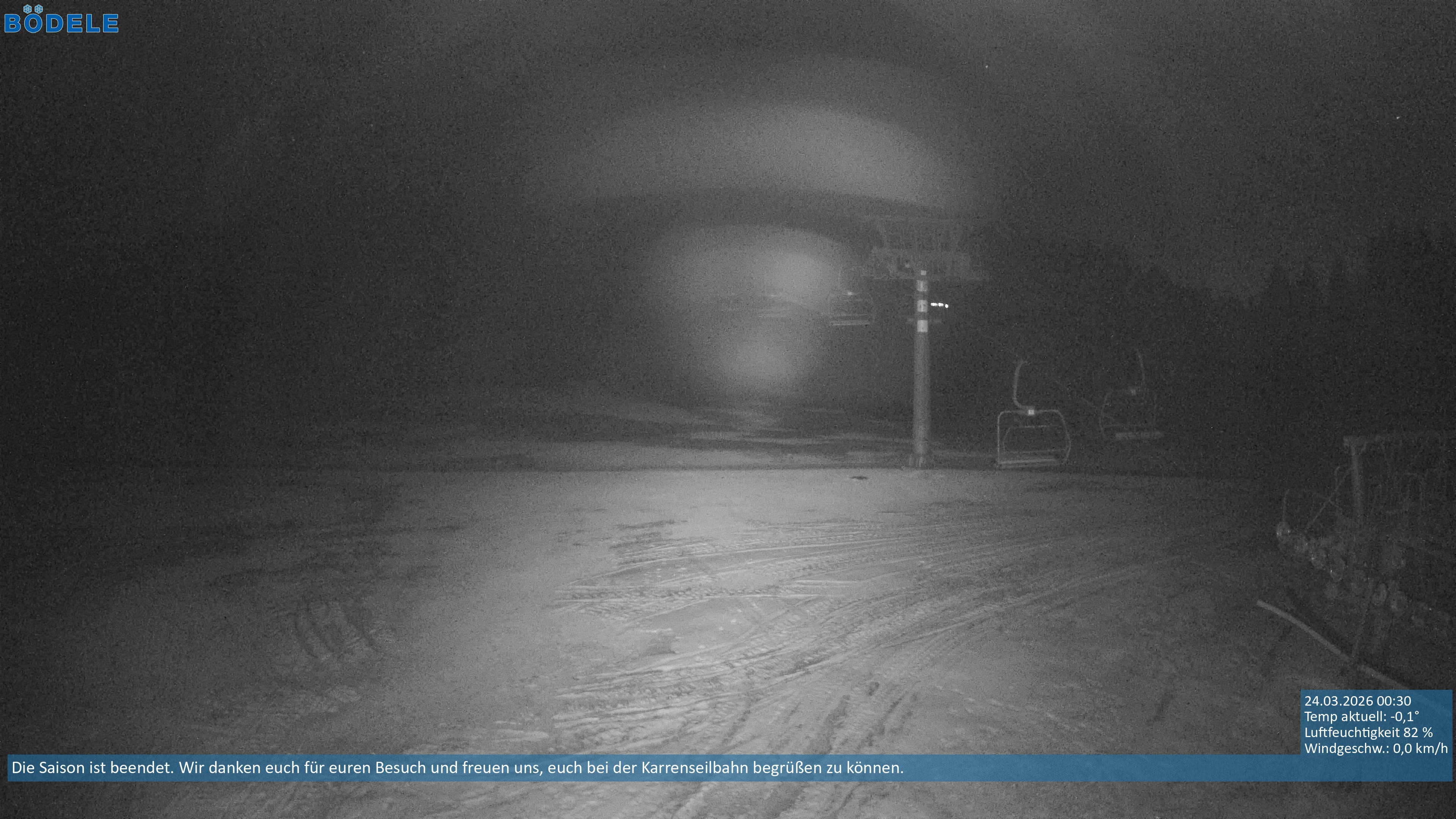 Archiv Foto Webcam Lanklift am Bödele