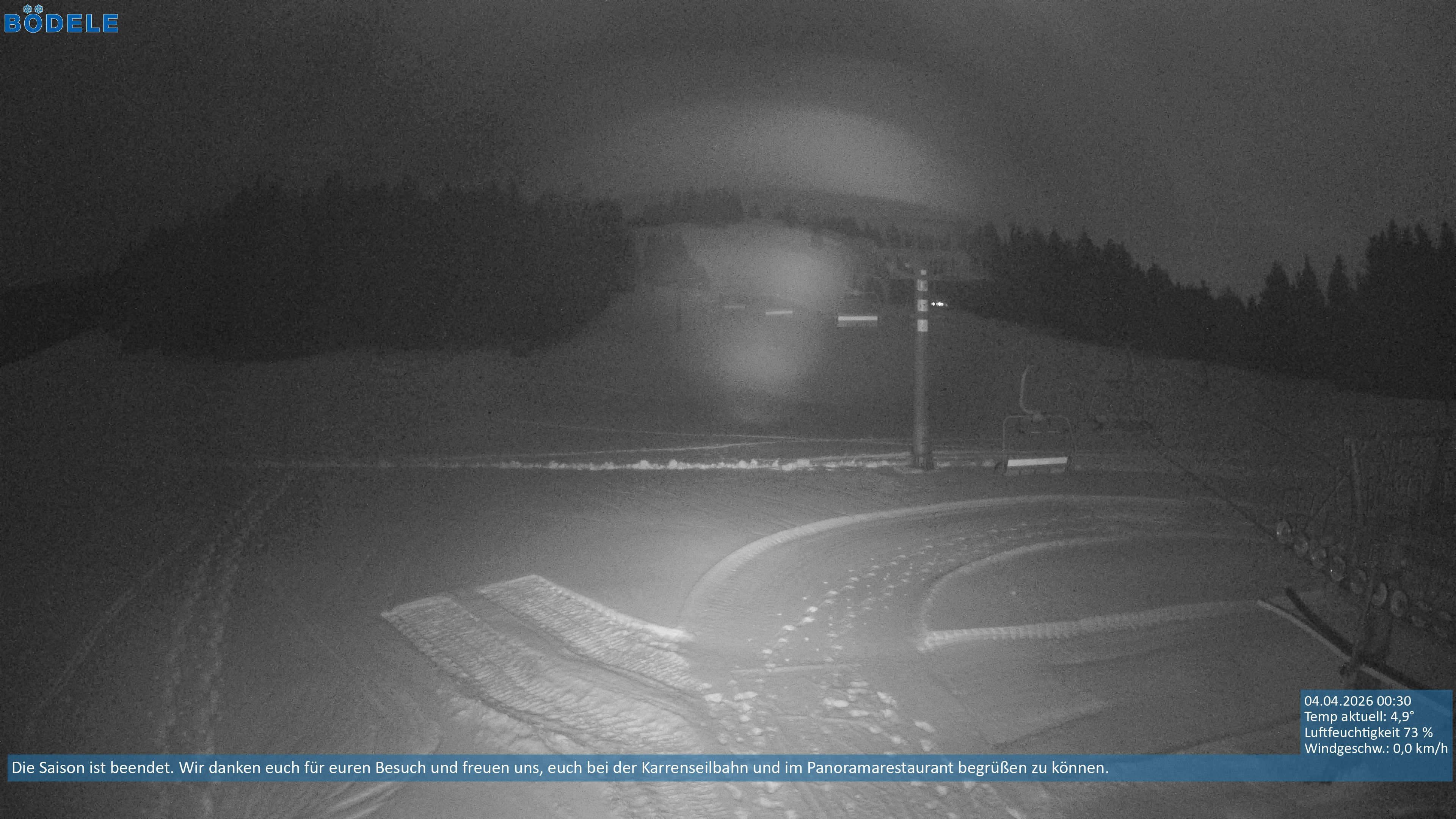 Archiv Foto Webcam Lanklift am Bödele