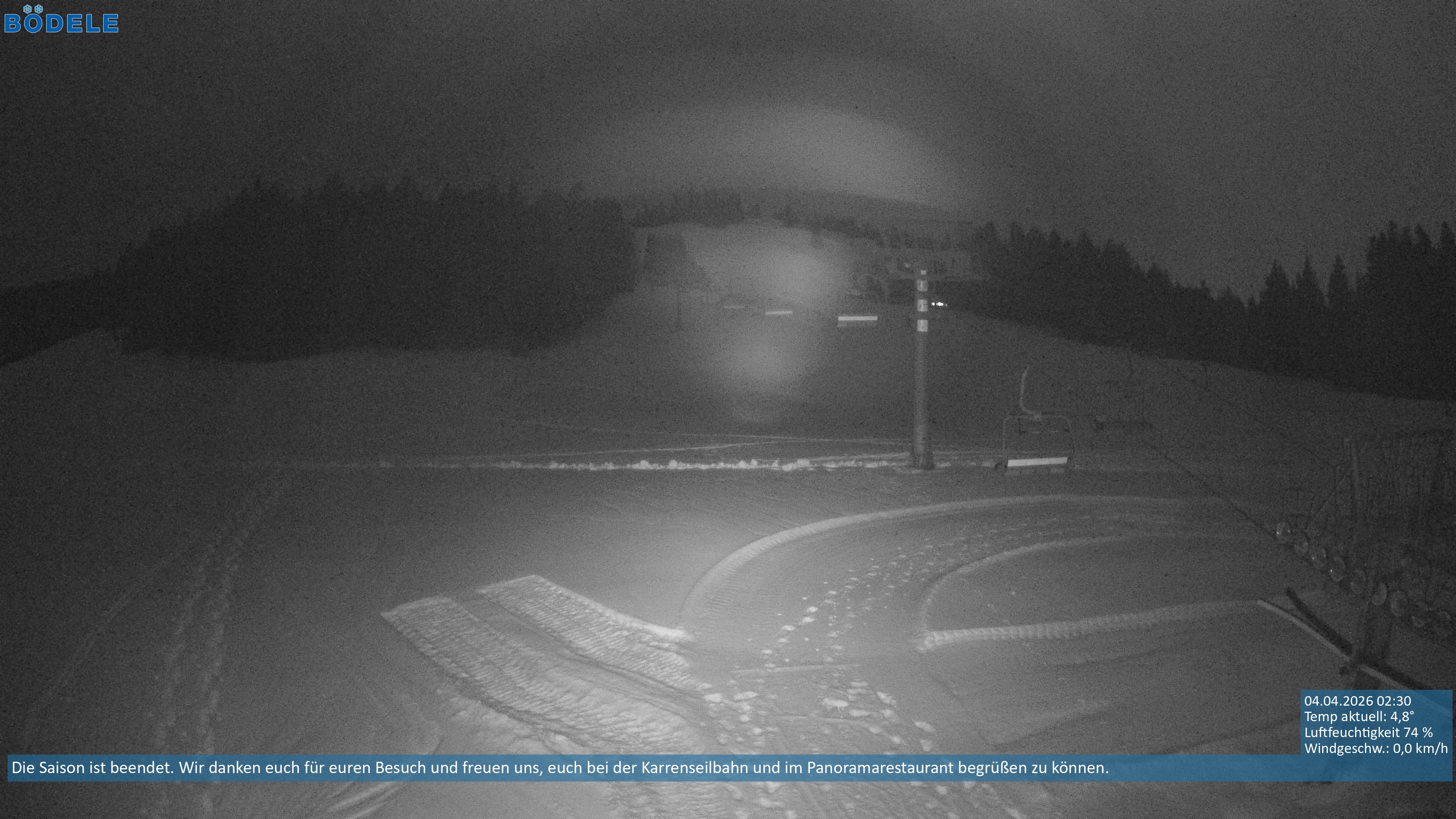 Archiv Foto Webcam Lanklift am Bödele