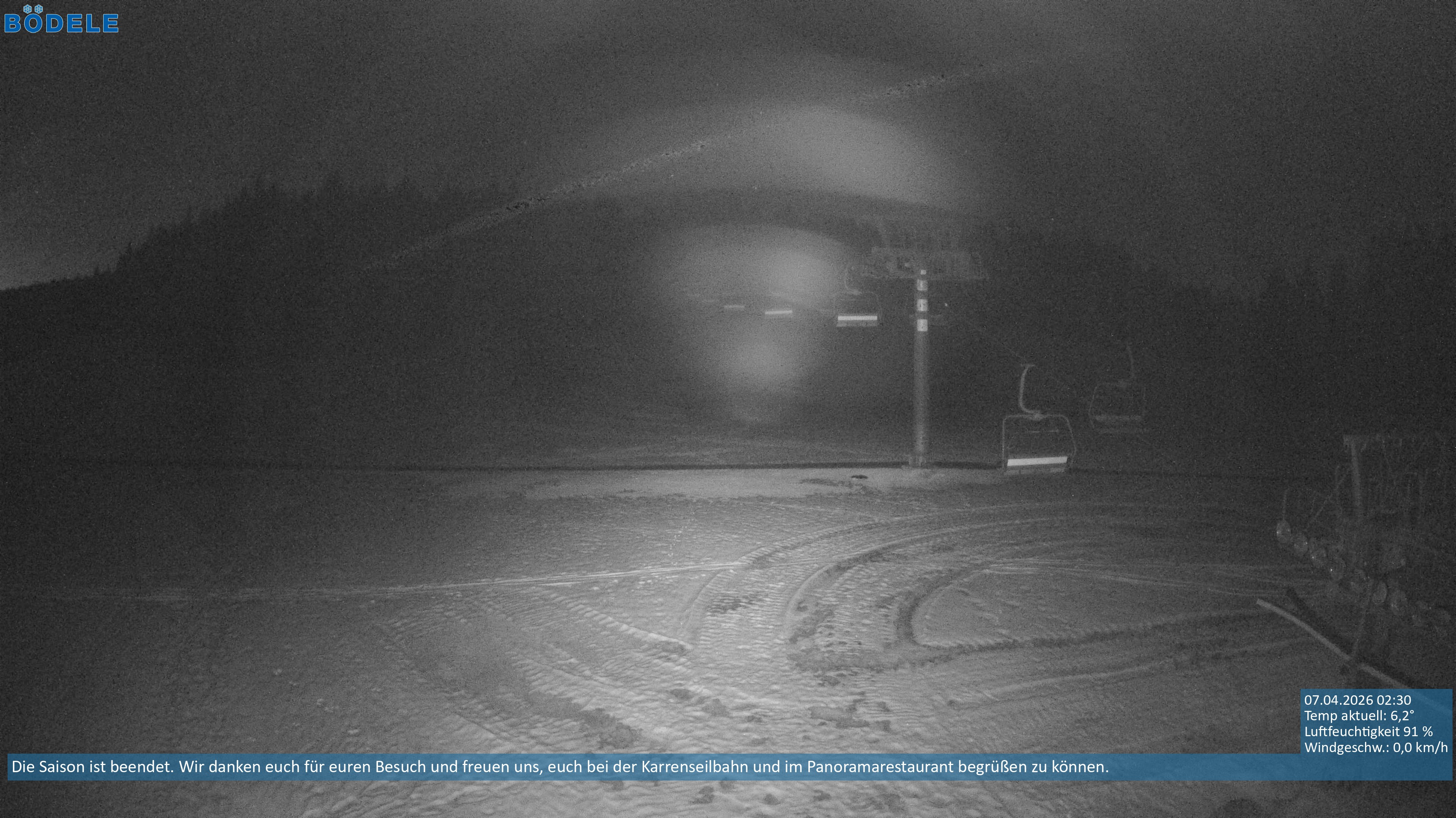 Archiv Foto Webcam Lanklift am Bödele