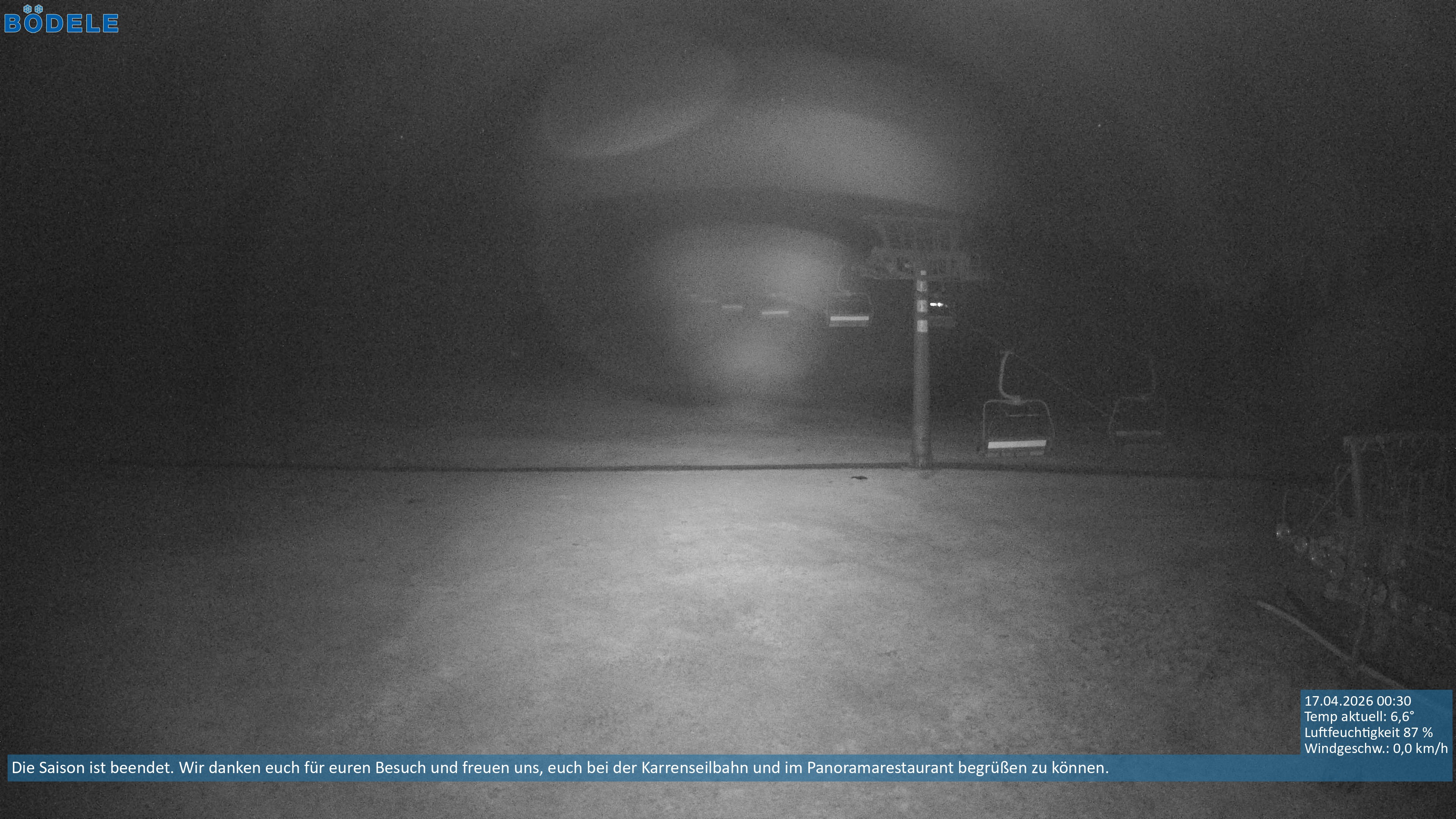 Archiv Foto Webcam Lanklift am Bödele