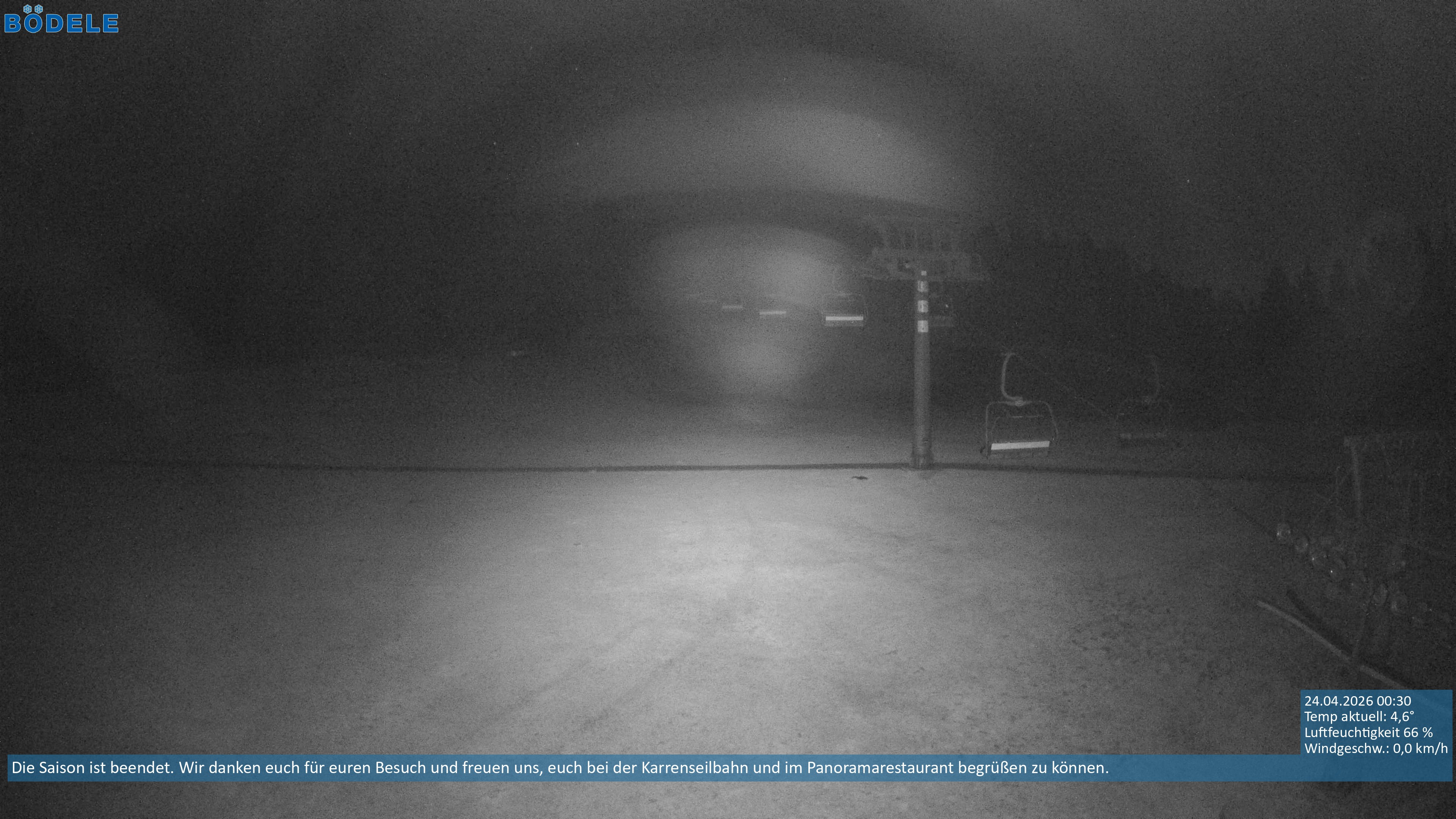 Archiv Foto Webcam Lanklift am Bödele