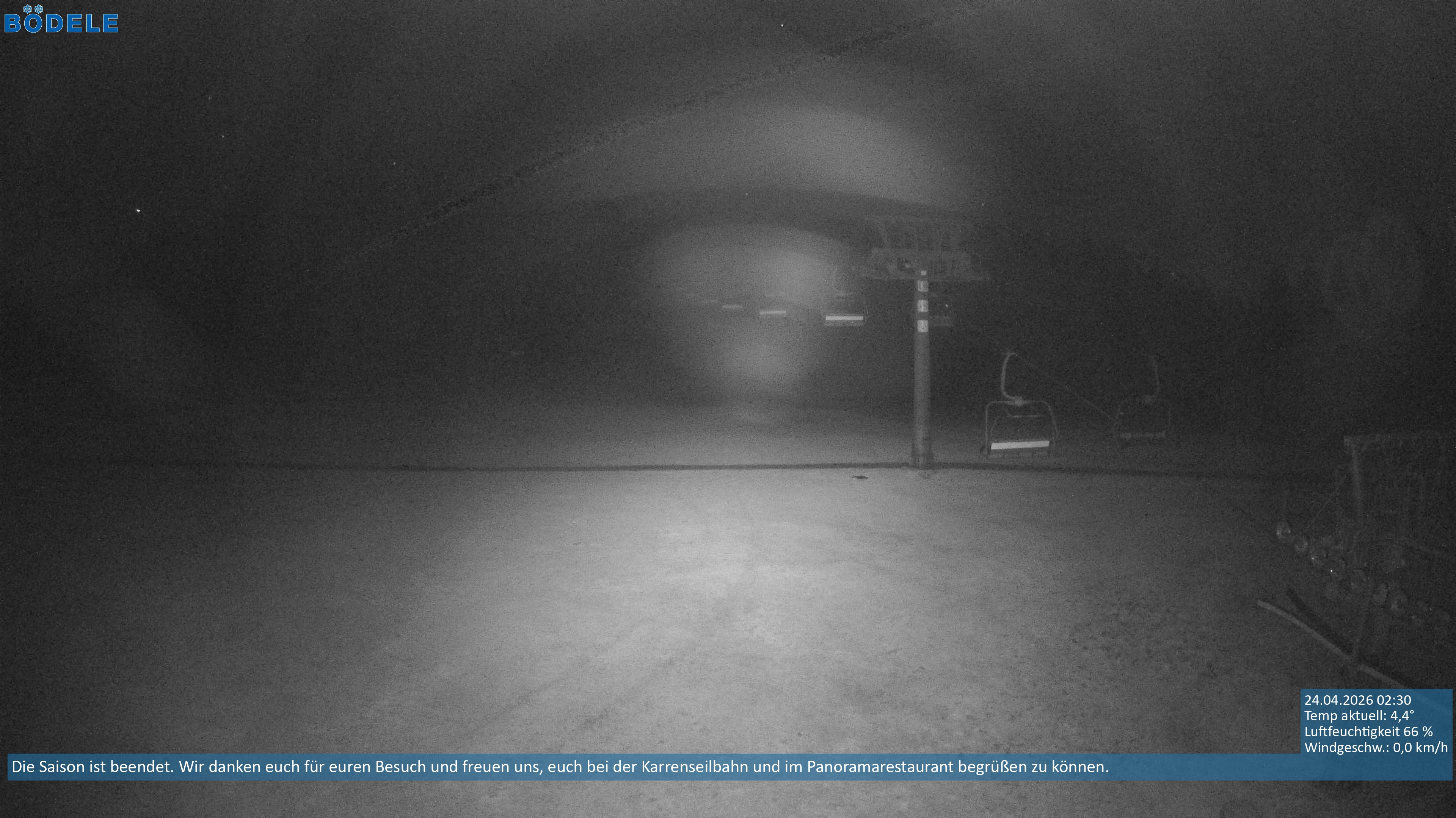 Archiv Foto Webcam Lanklift am Bödele